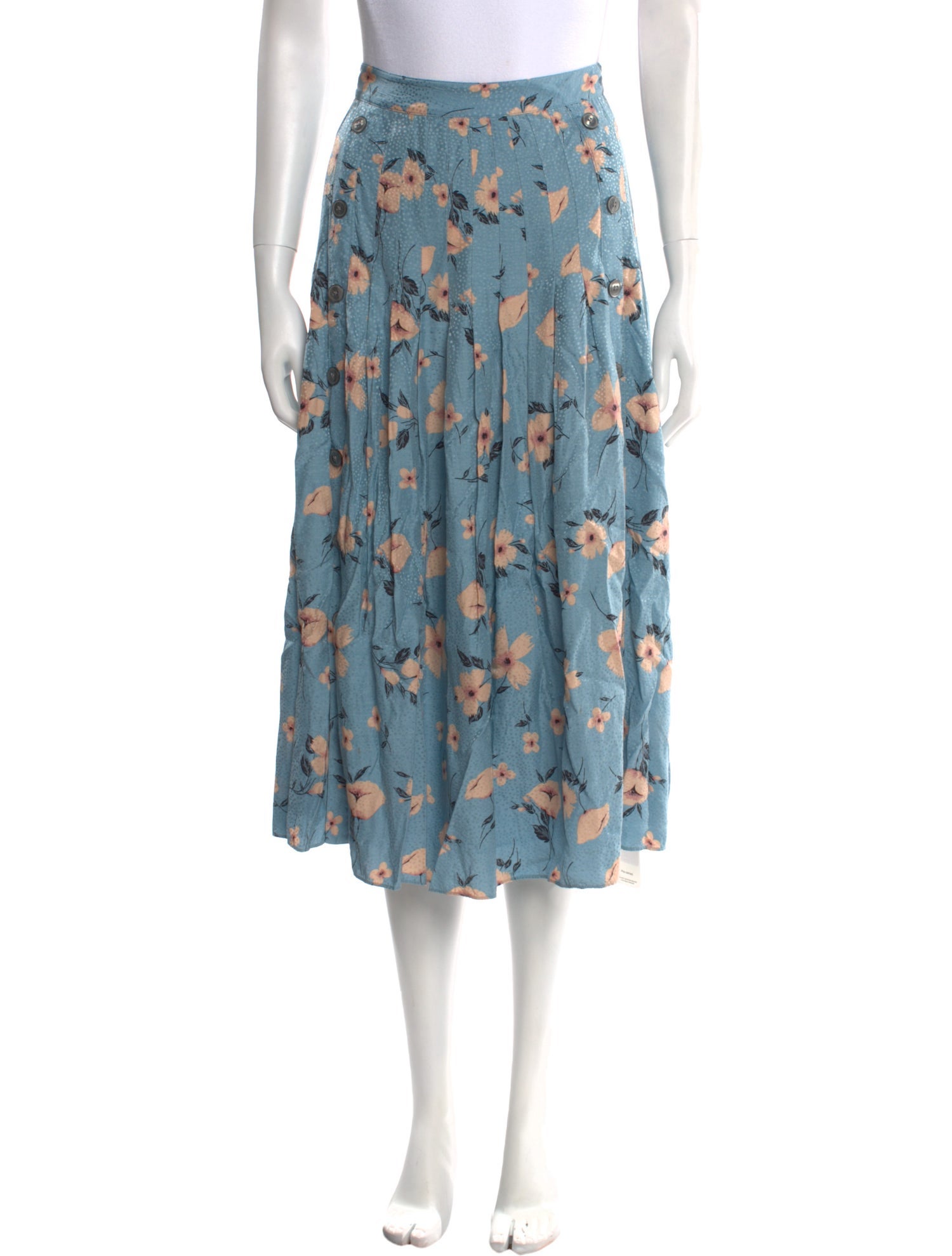 Rebecca Taylor Silk Midi Length Skirt