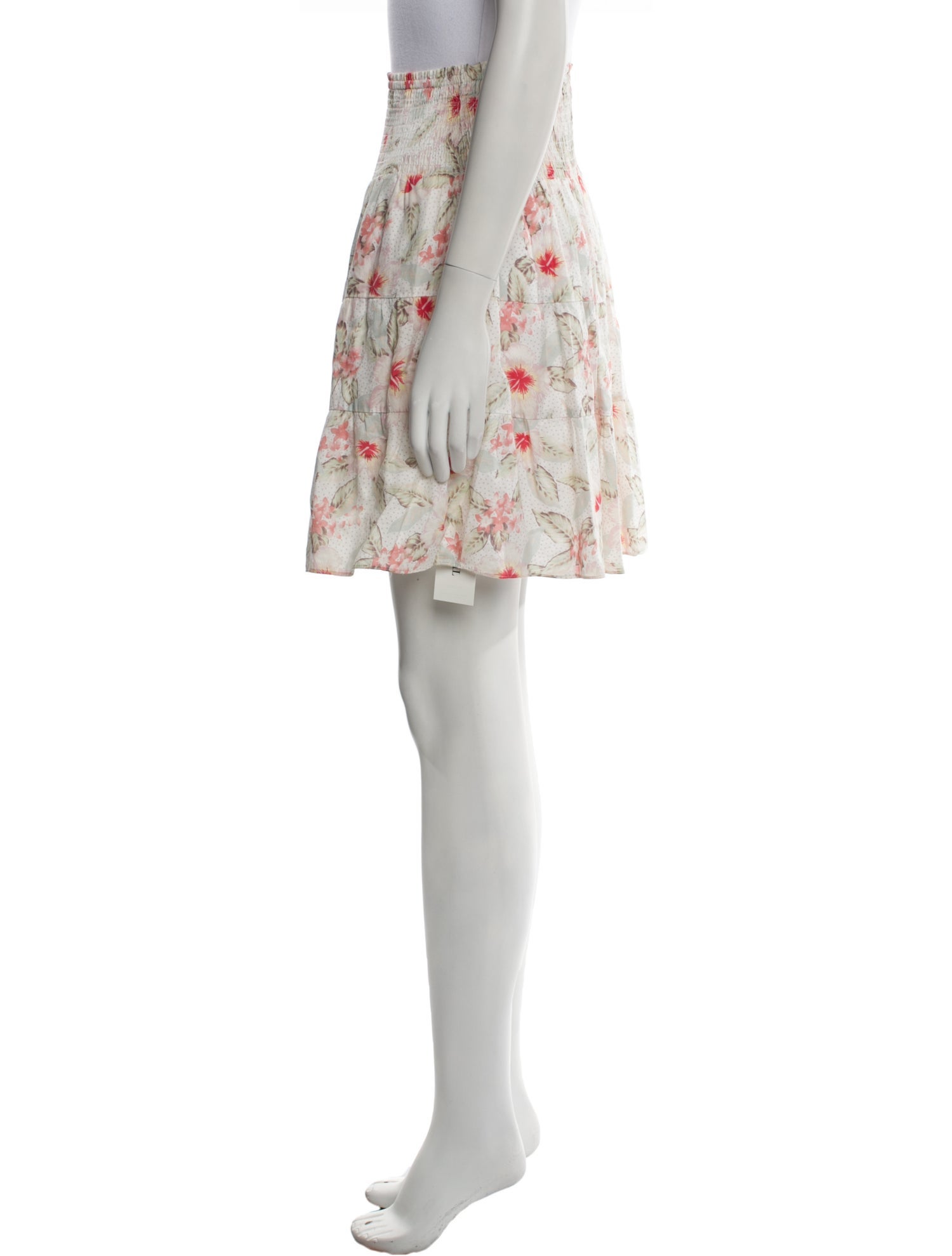 Rebecca Taylor Floral Print Knee-Length Skirt