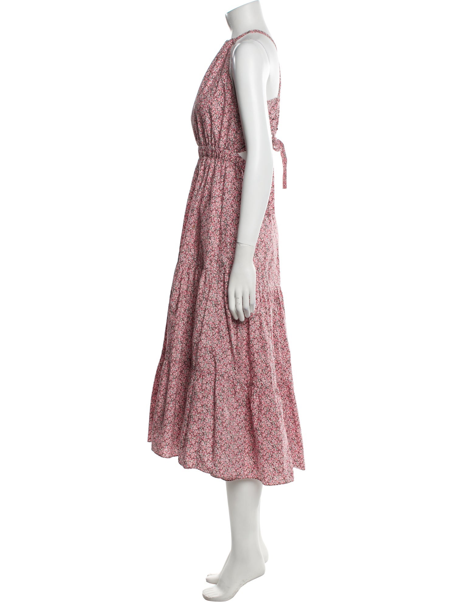 Rebecca Taylor Floral Print Long Dress