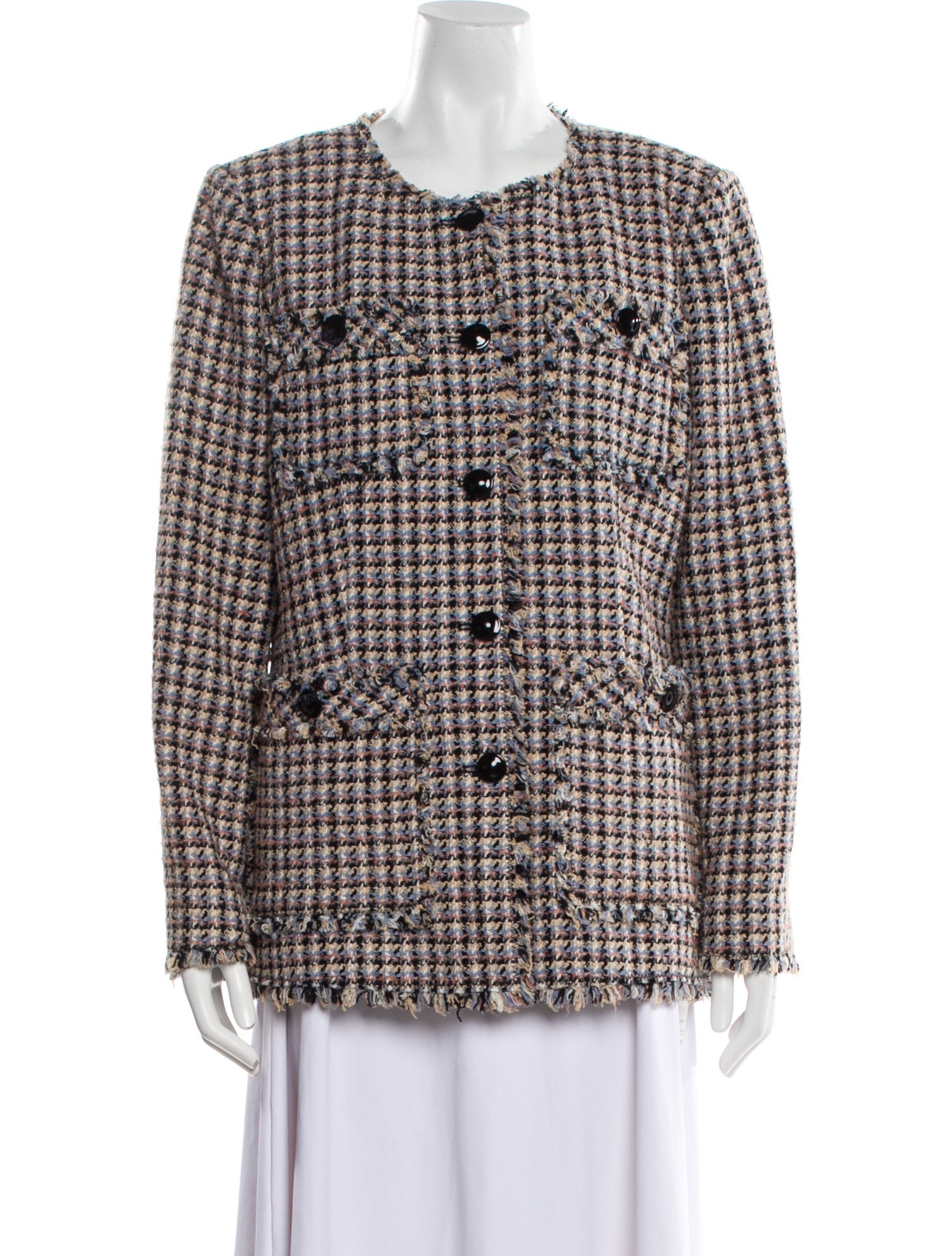 Rebecca Taylor Tweed Pattern Jacket