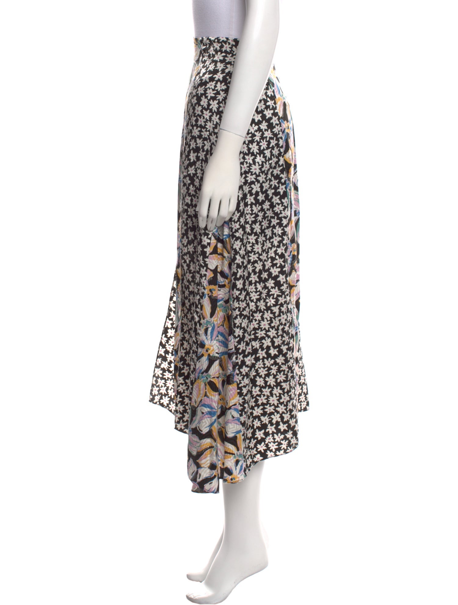 Rebecca Taylor Silk Midi Length Skirt