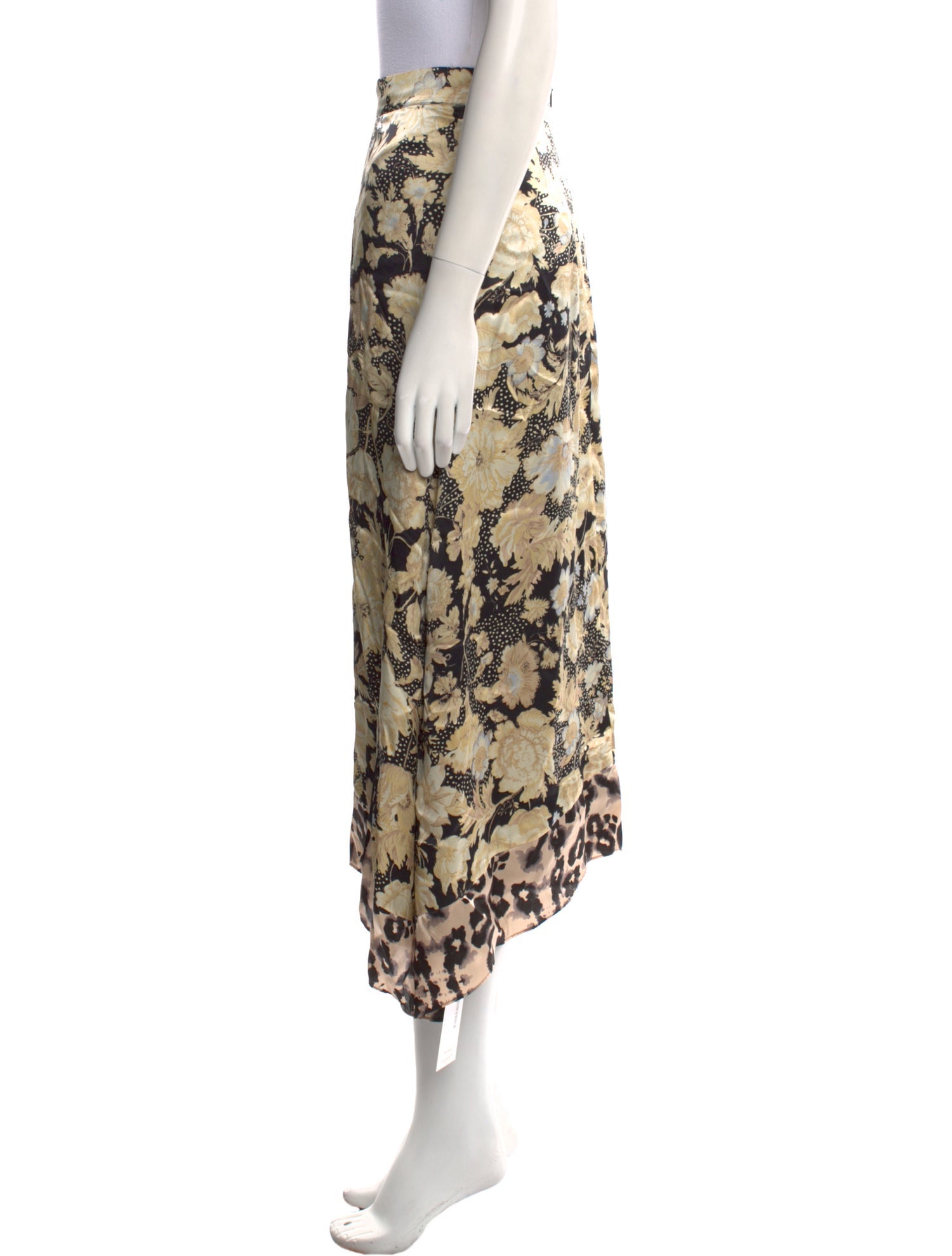 Rebecca Taylor Silk Midi Length Skirt