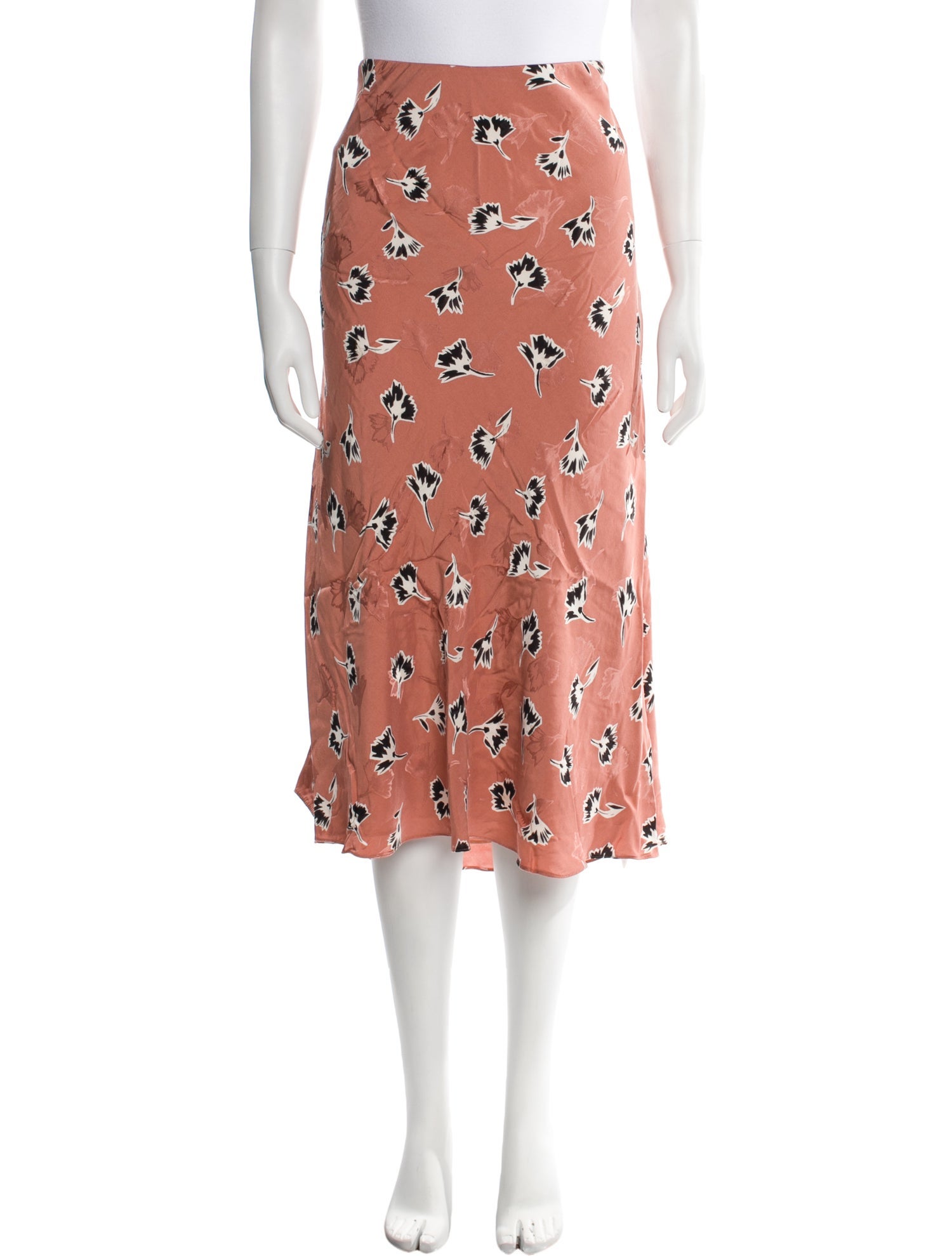 Rebecca Taylor Silk Midi Length Skirt