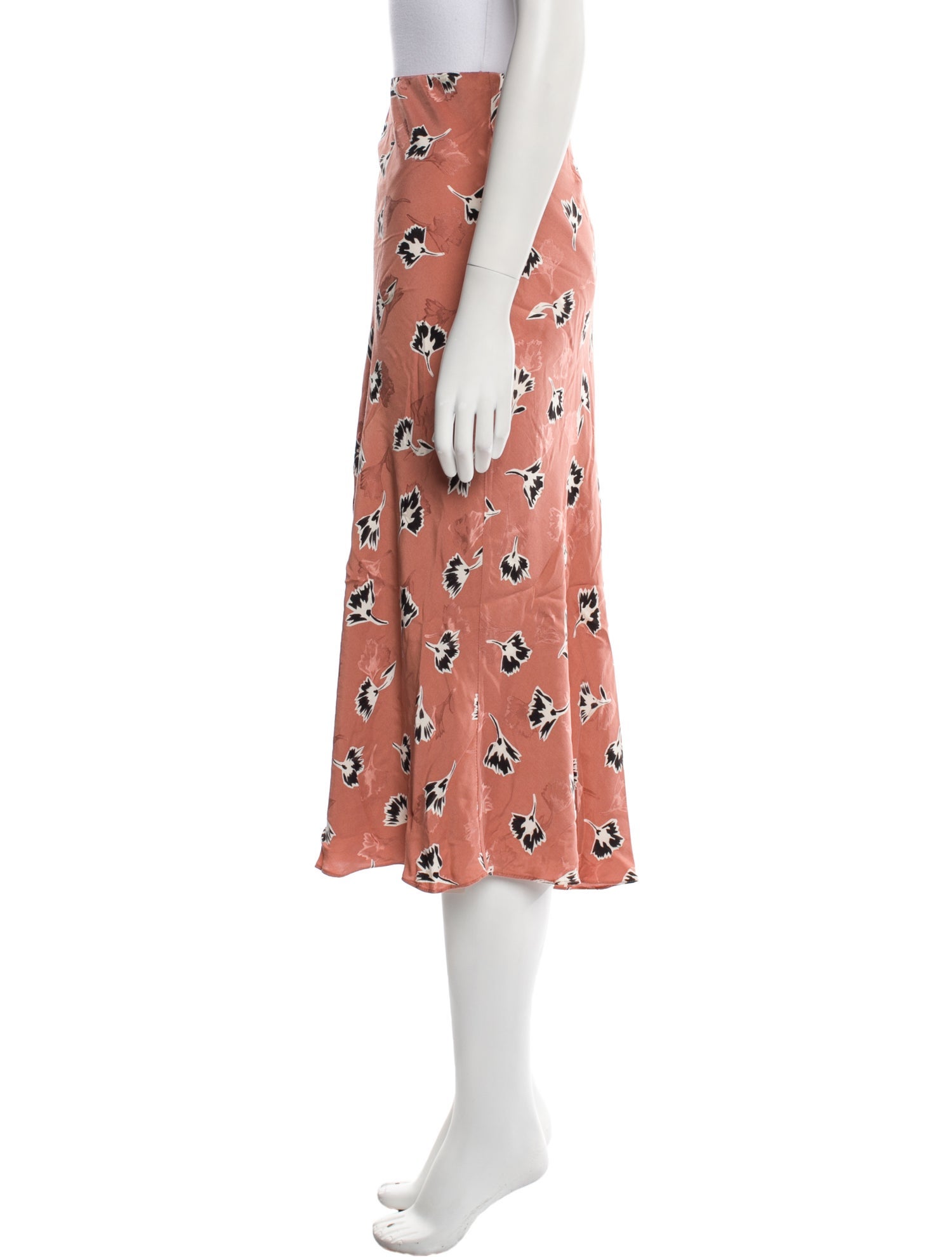 Rebecca Taylor Silk Midi Length Skirt