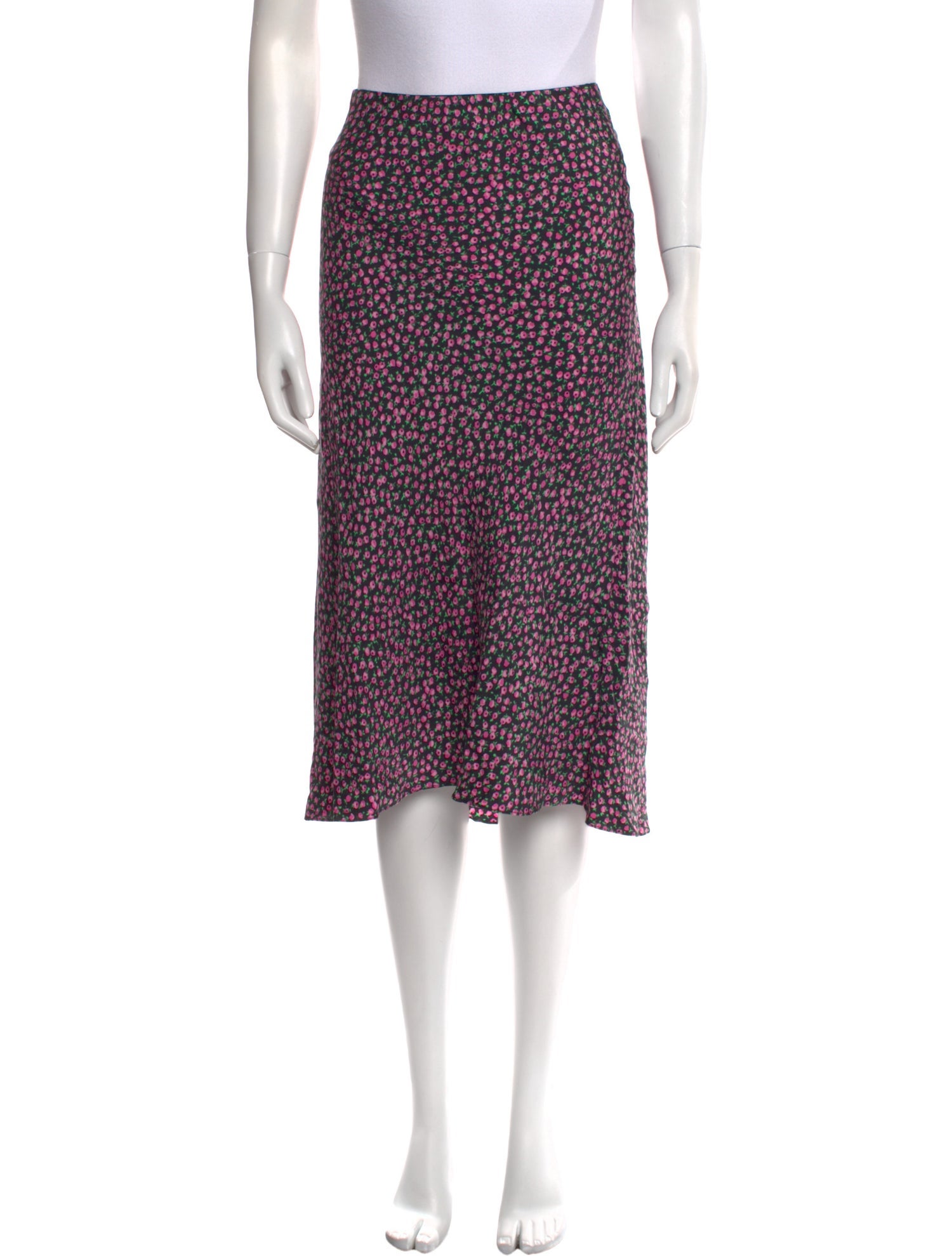 Rebecca Taylor Silk Midi Length Skirt