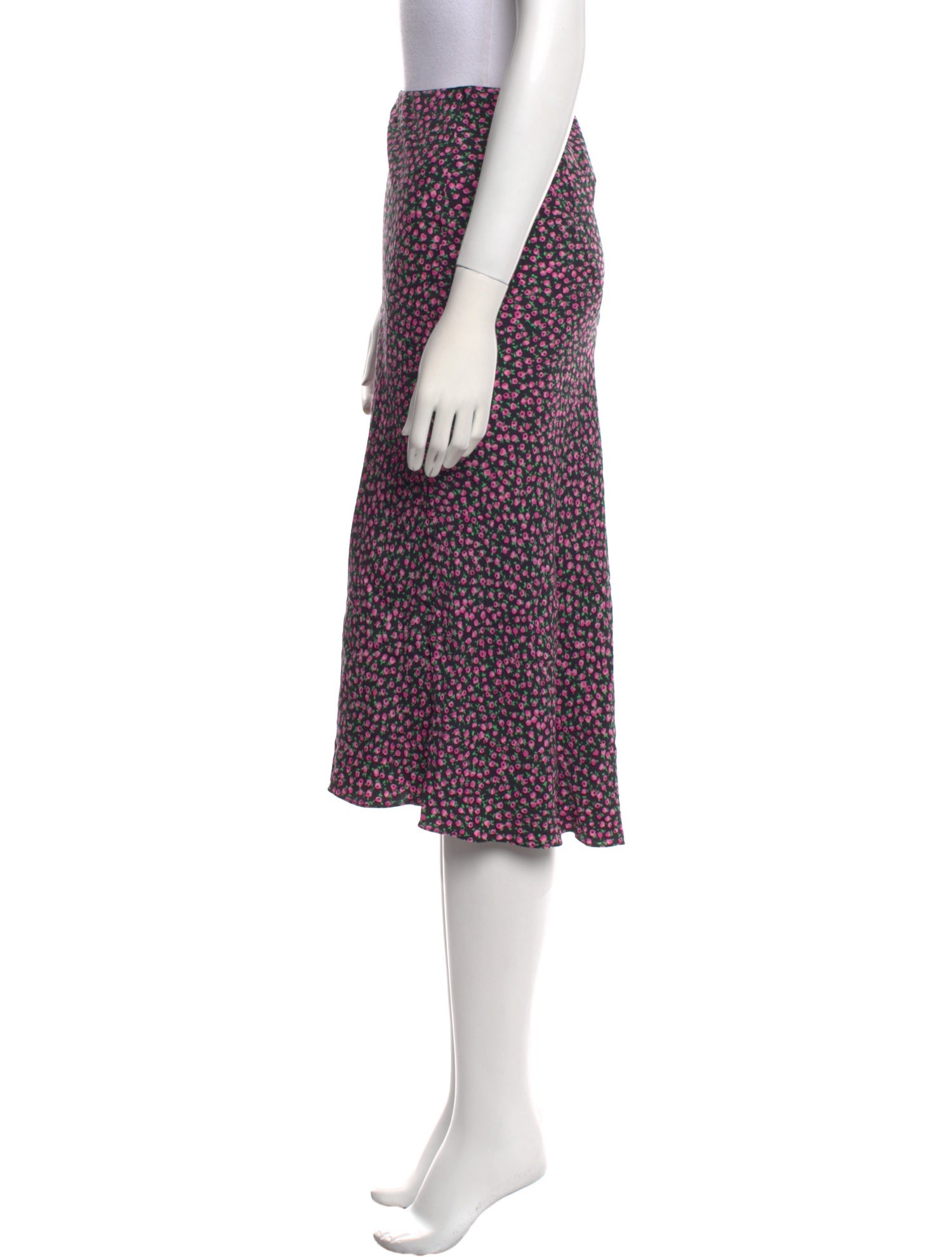 Rebecca Taylor Silk Midi Length Skirt