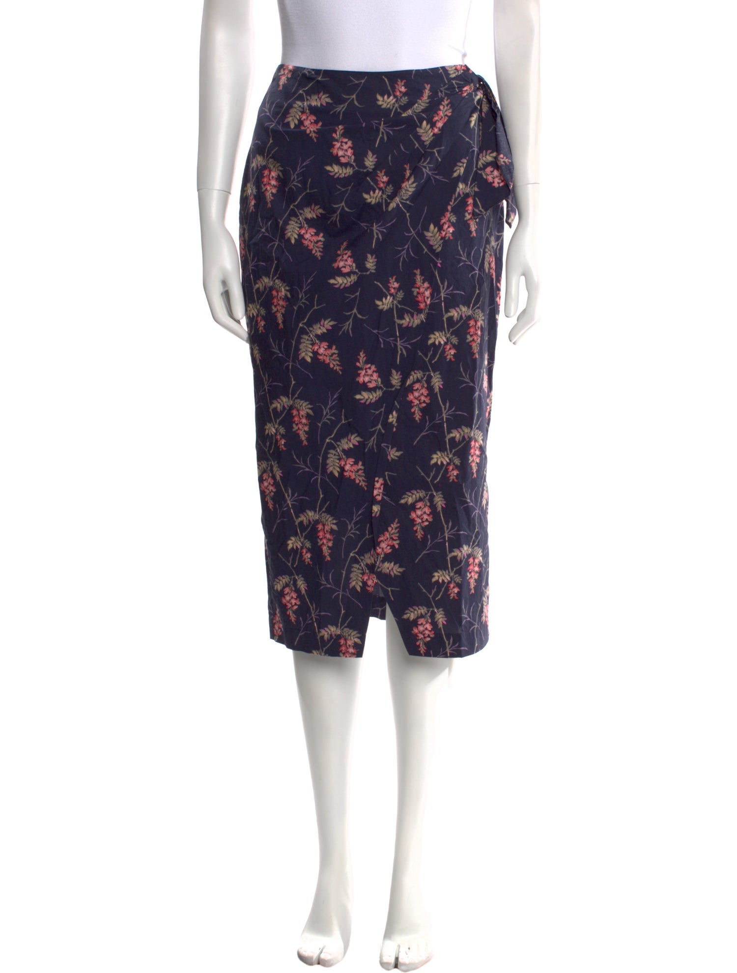 Rebecca Taylor Floral Print Midi Length Skirt