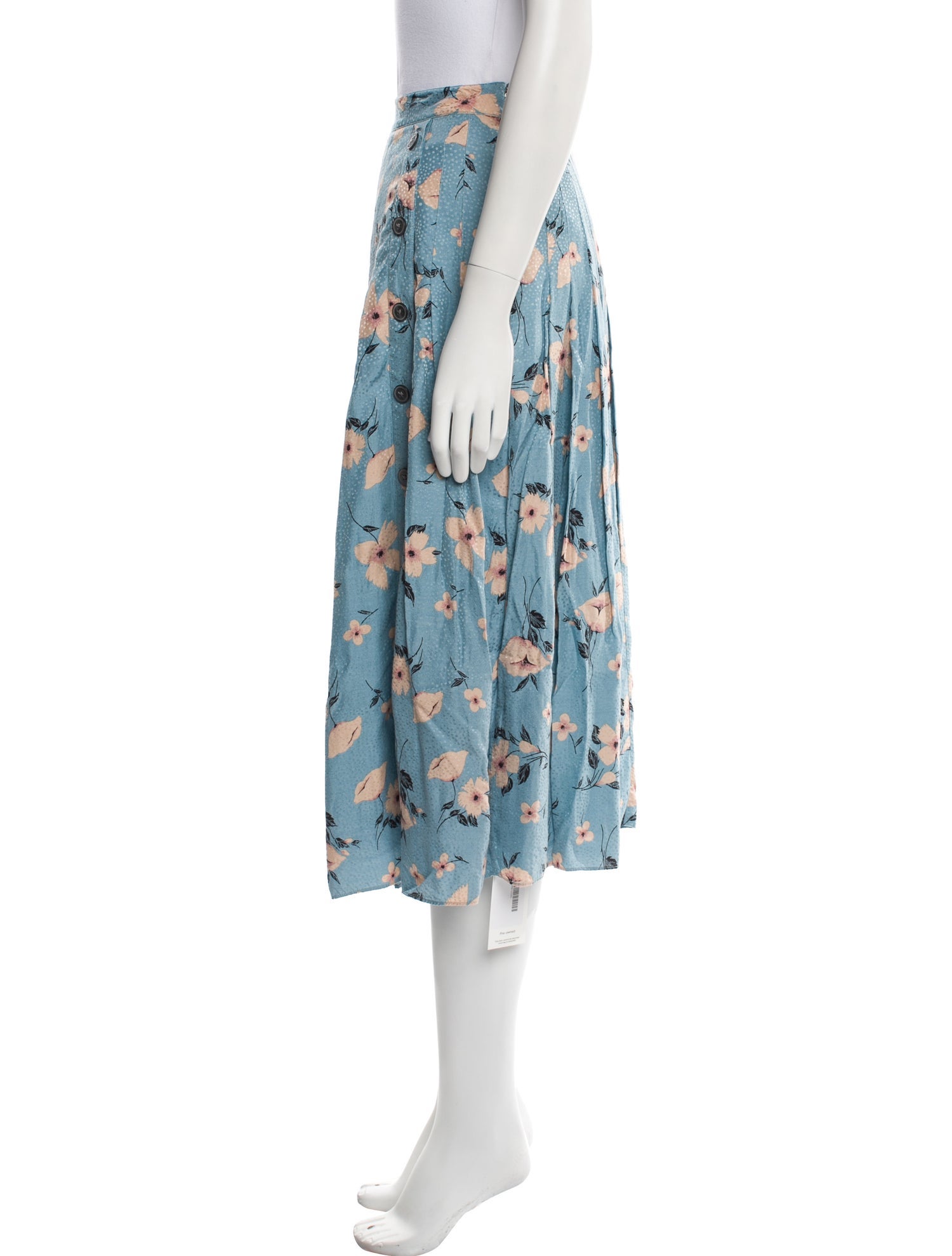 Rebecca Taylor Silk Midi Length Skirt