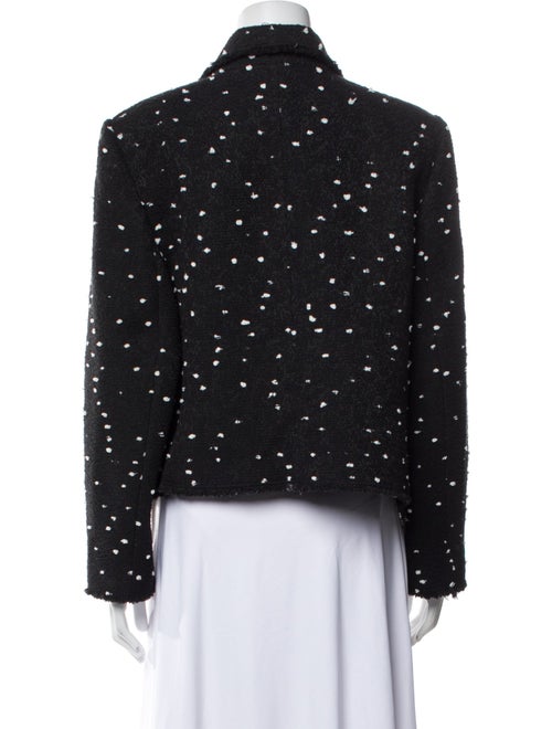 Rebecca Taylor Tweed Polka Dot Print Blazer