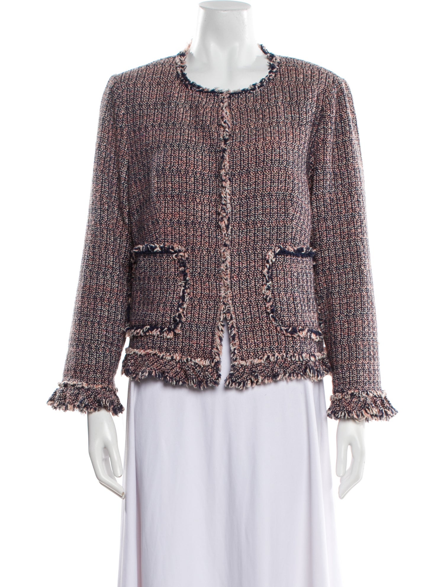 Rebecca Taylor Tweed Tweed Pattern Jacket