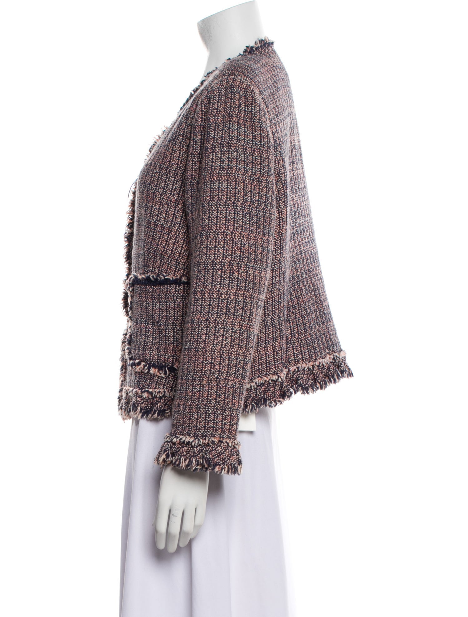 Rebecca Taylor Tweed Tweed Pattern Jacket