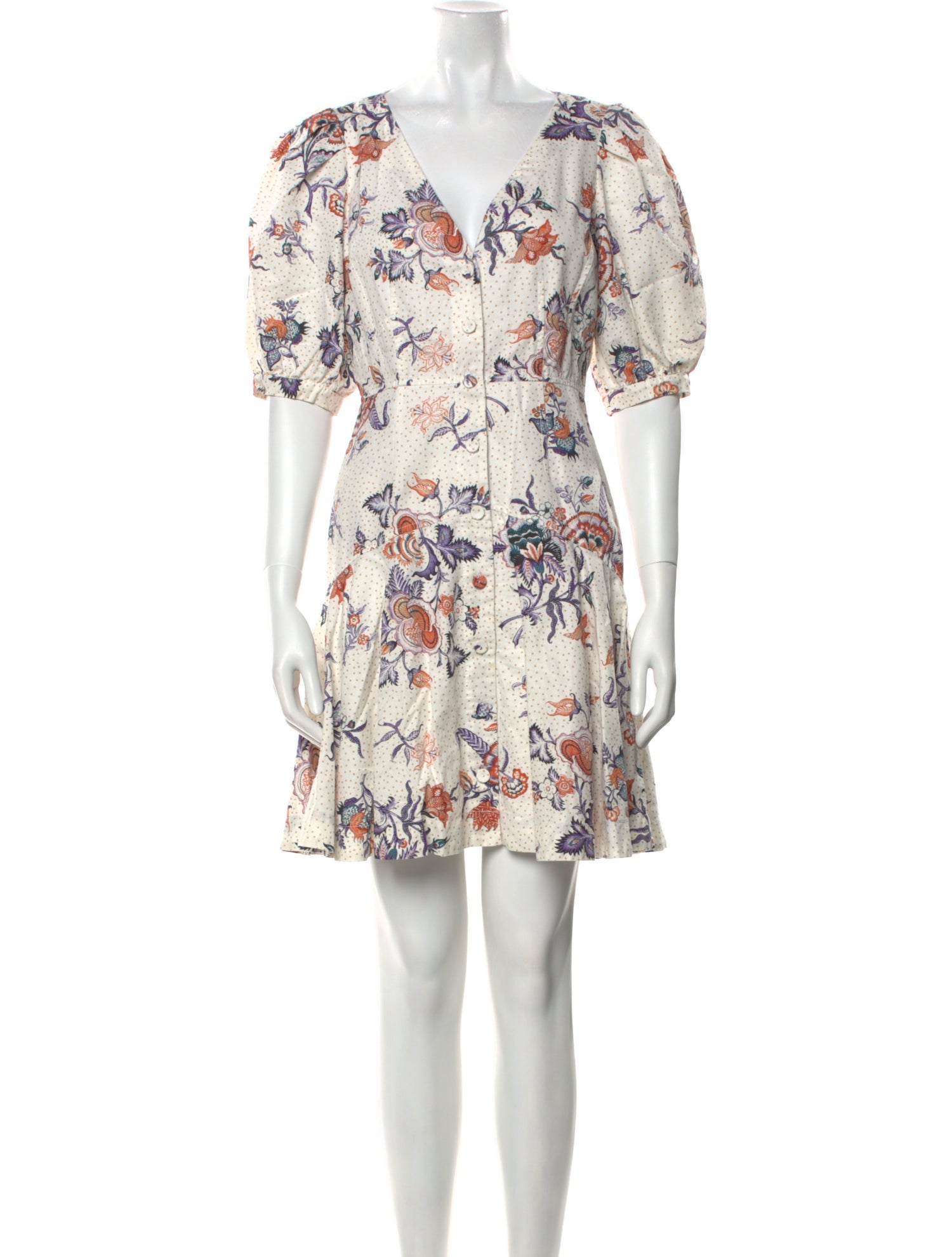 Rebecca Taylor Floral Print Mini Dress