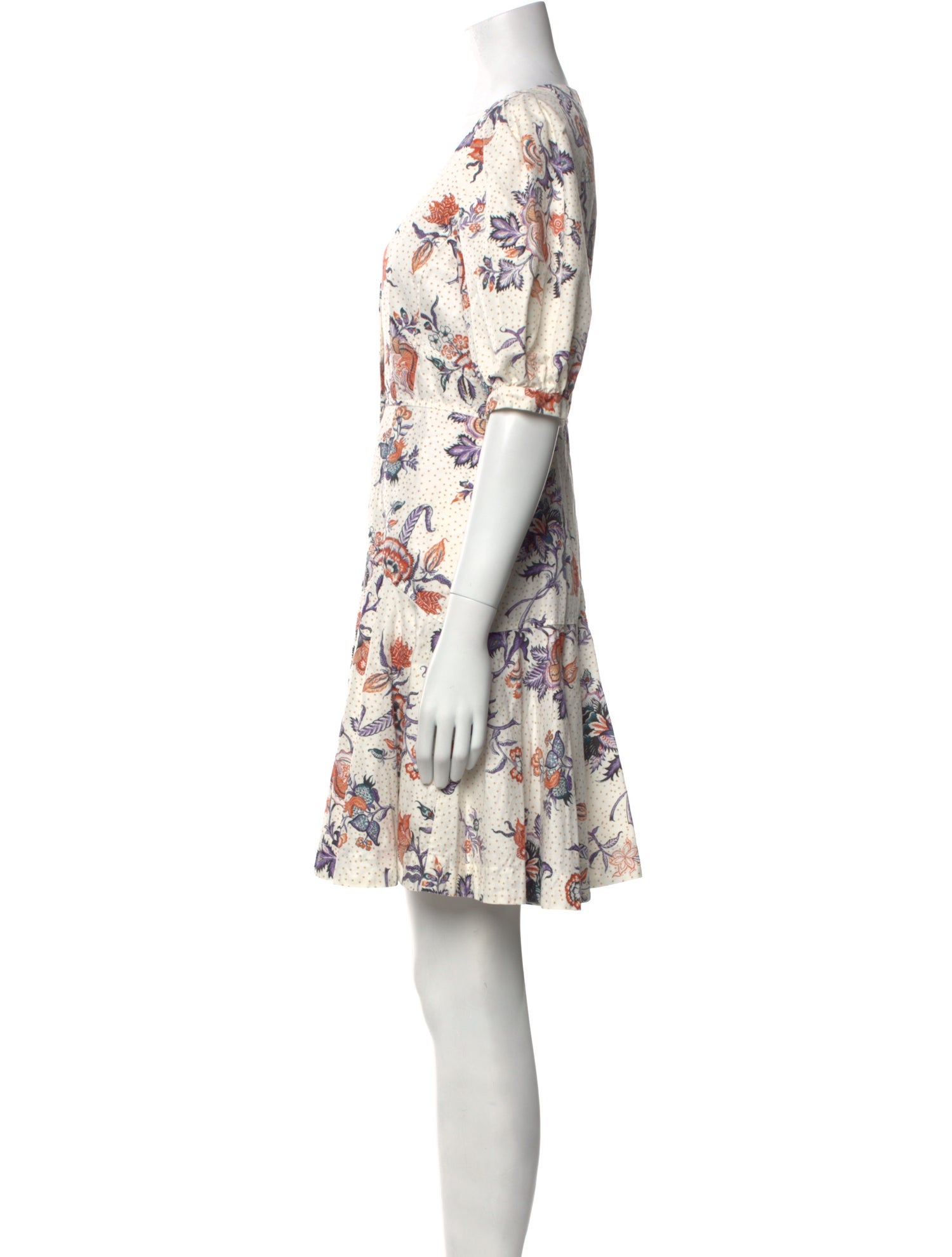 Rebecca Taylor Floral Print Mini Dress