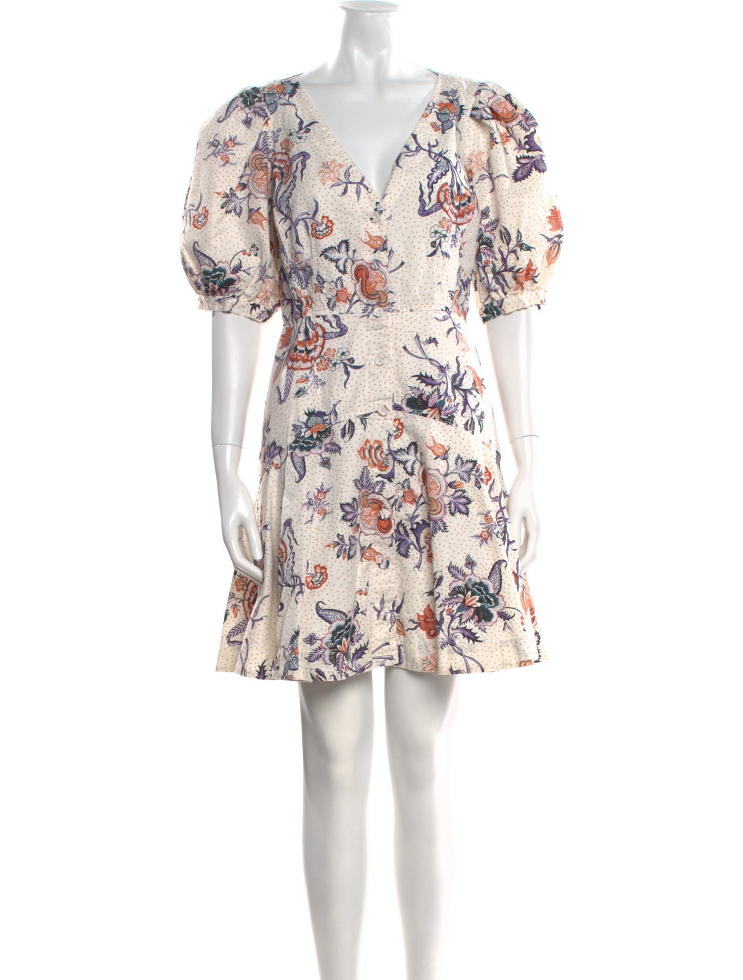 Rebecca Taylor Floral Print Mini Dress