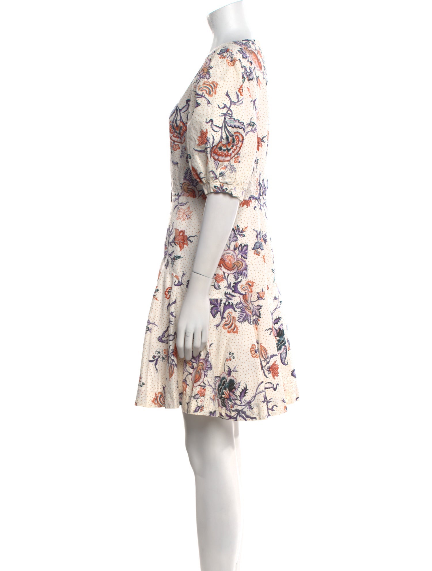 Rebecca Taylor Floral Print Mini Dress