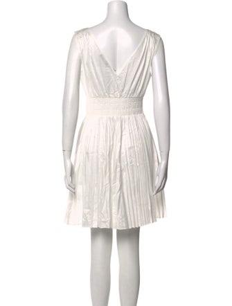 Rebecca Taylor V-Neck Mini Dress