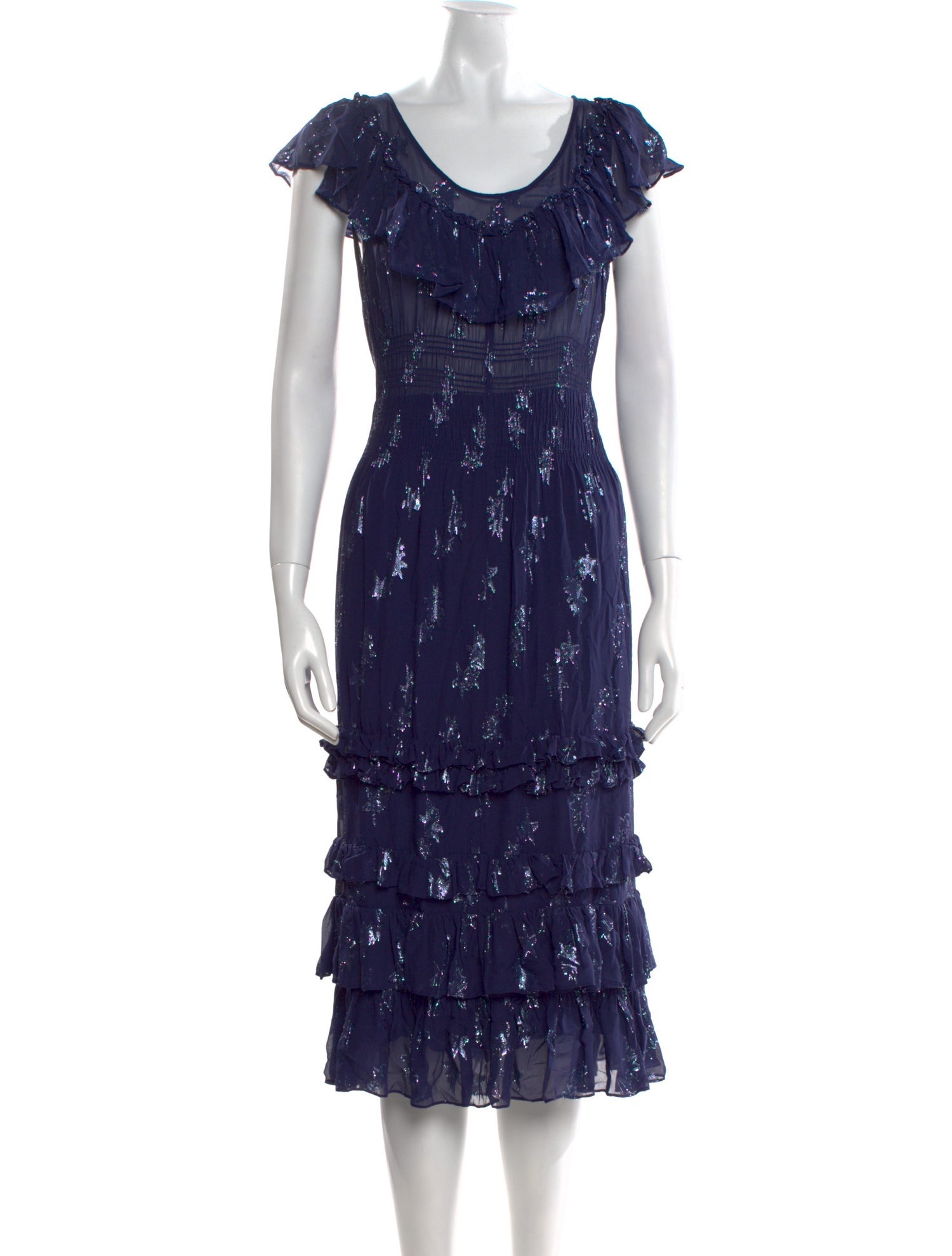 Rebecca Taylor Silk Midi Length Dress