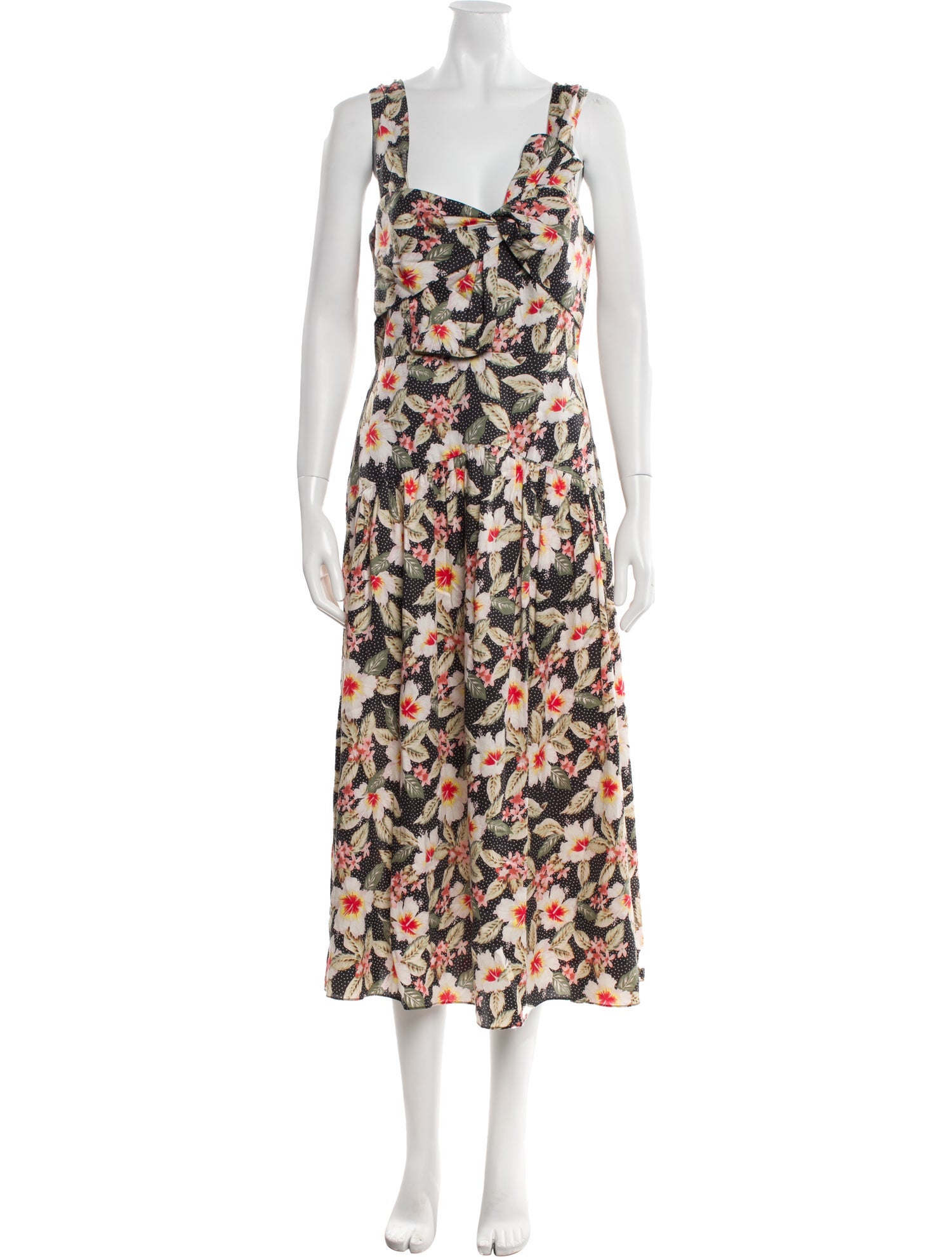 Rebecca Taylor Floral Print Long Dress