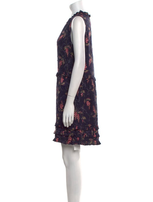 Rebecca Taylor Floral Print Mini Dress