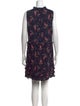 Rebecca Taylor Floral Print Mini Dress
