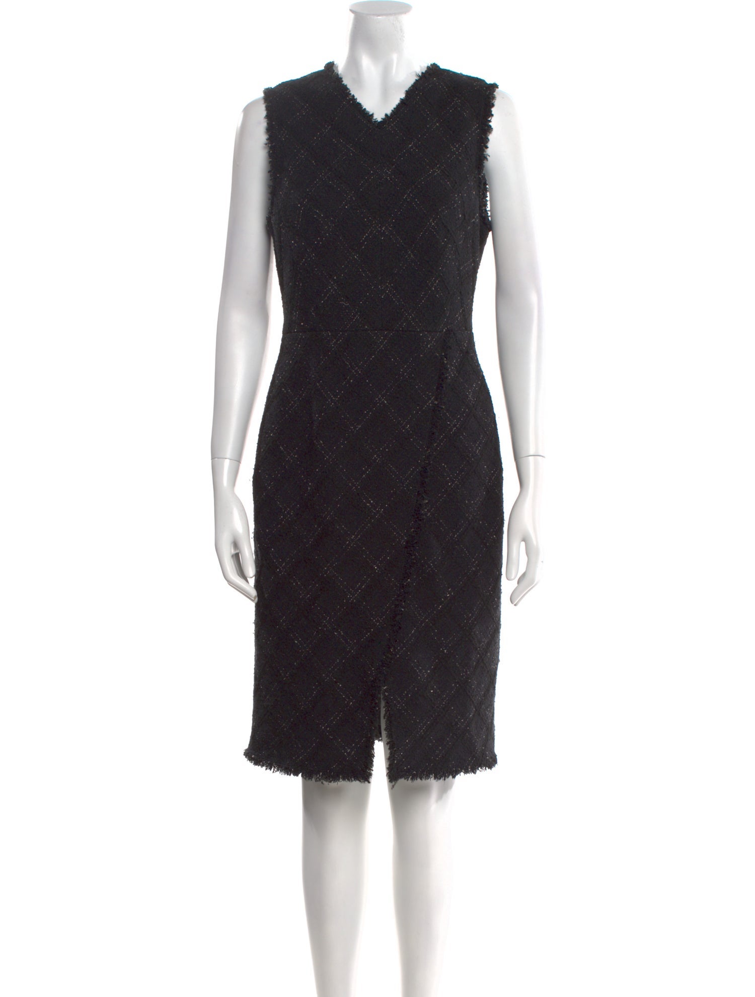 Rebecca Taylor Plaid Print Knee-Length Dress