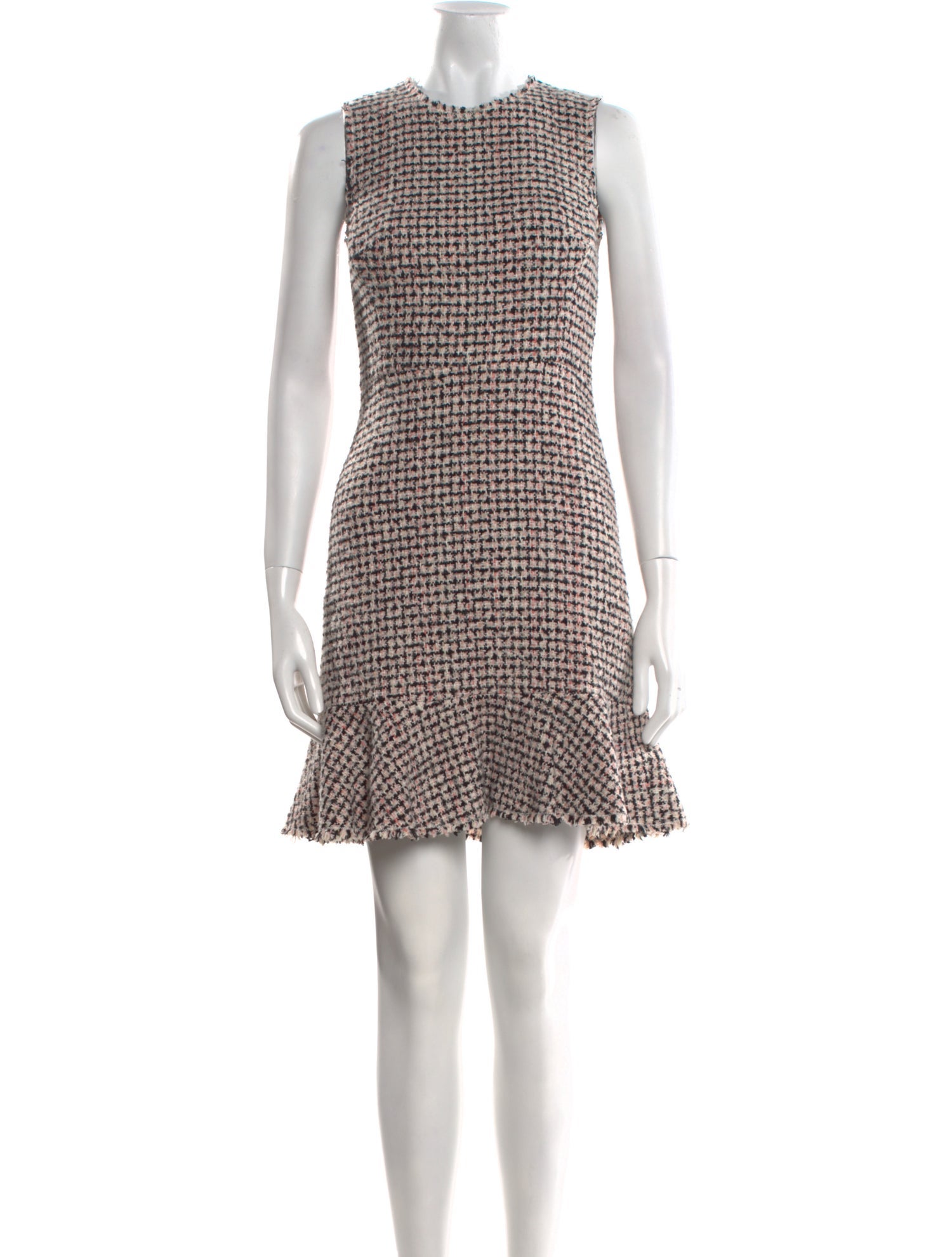 Rebecca Taylor Tweed Pattern Mini Dress