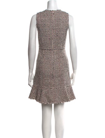 Rebecca Taylor Tweed Pattern Mini Dress