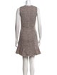 Rebecca Taylor Tweed Pattern Mini Dress