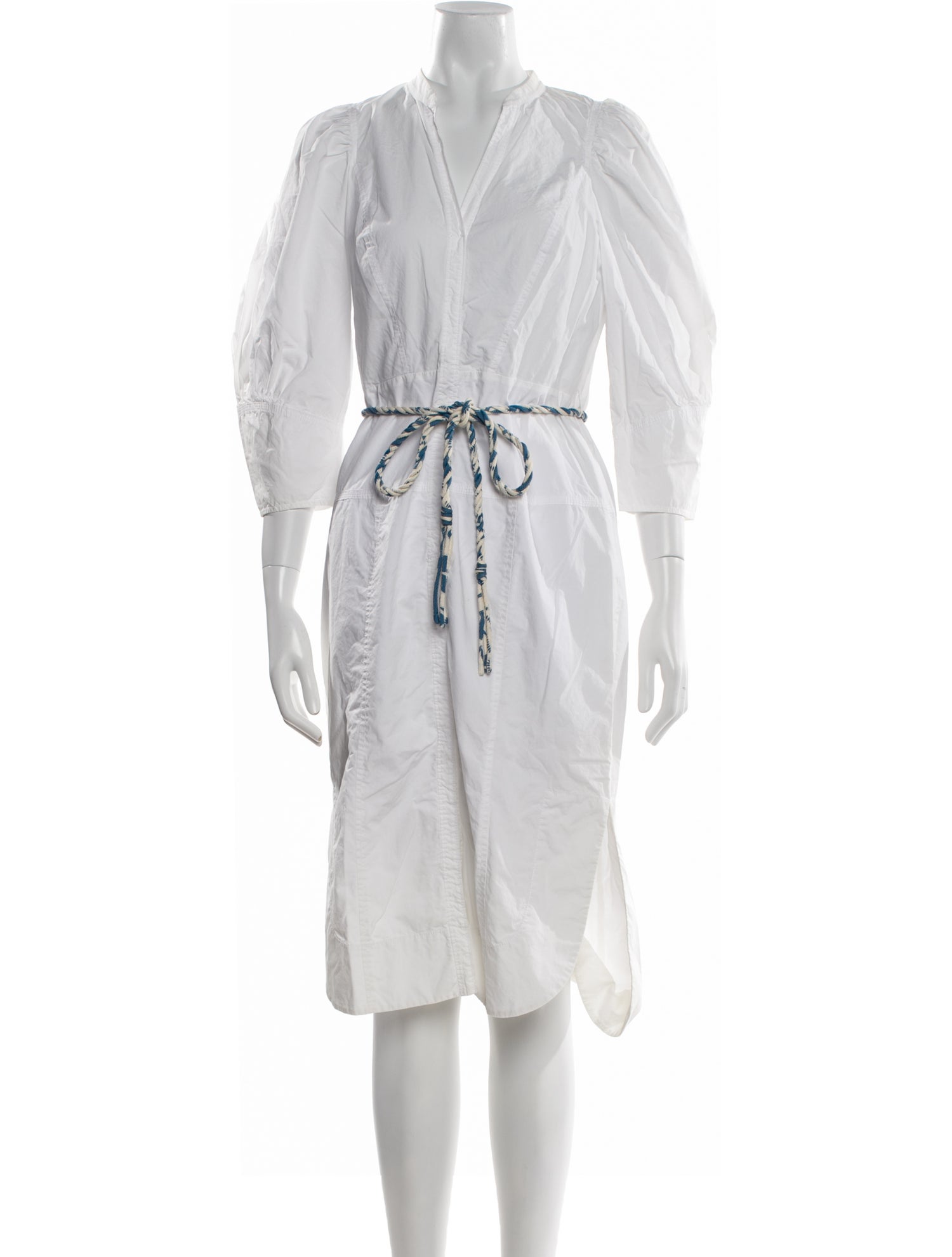 Rebecca Taylor V-Neck Midi Length Dress