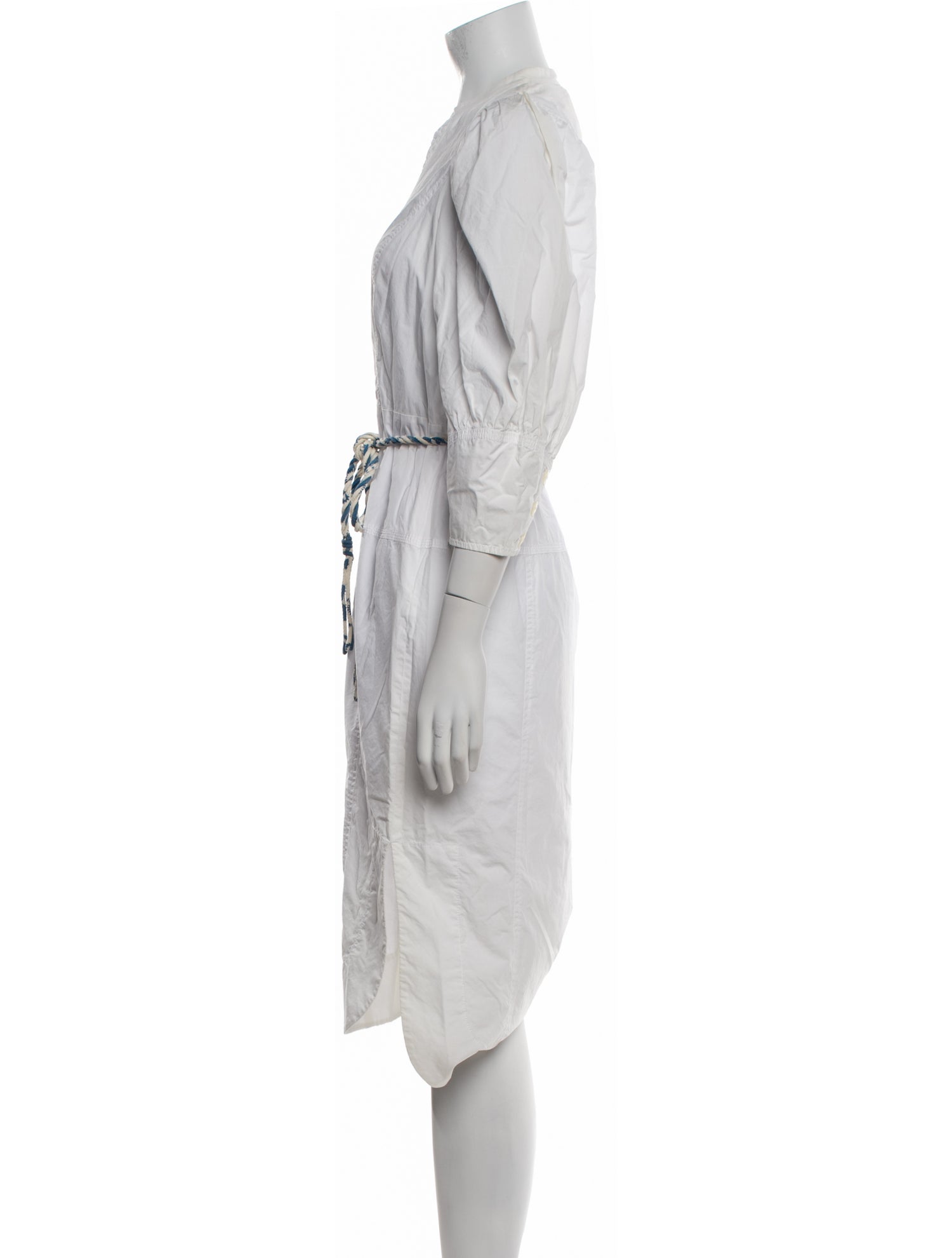 Rebecca Taylor V-Neck Midi Length Dress