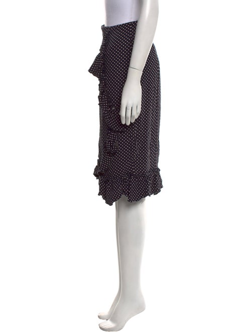 Rebecca Taylor Polka Dot Print Knee-Length Skirt