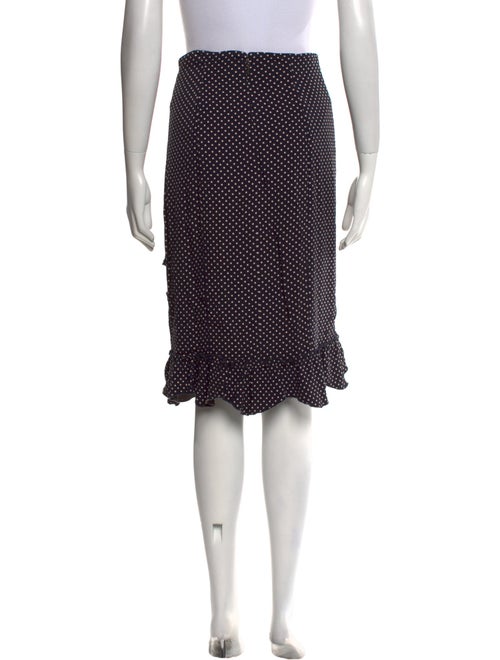 Rebecca Taylor Polka Dot Print Knee-Length Skirt