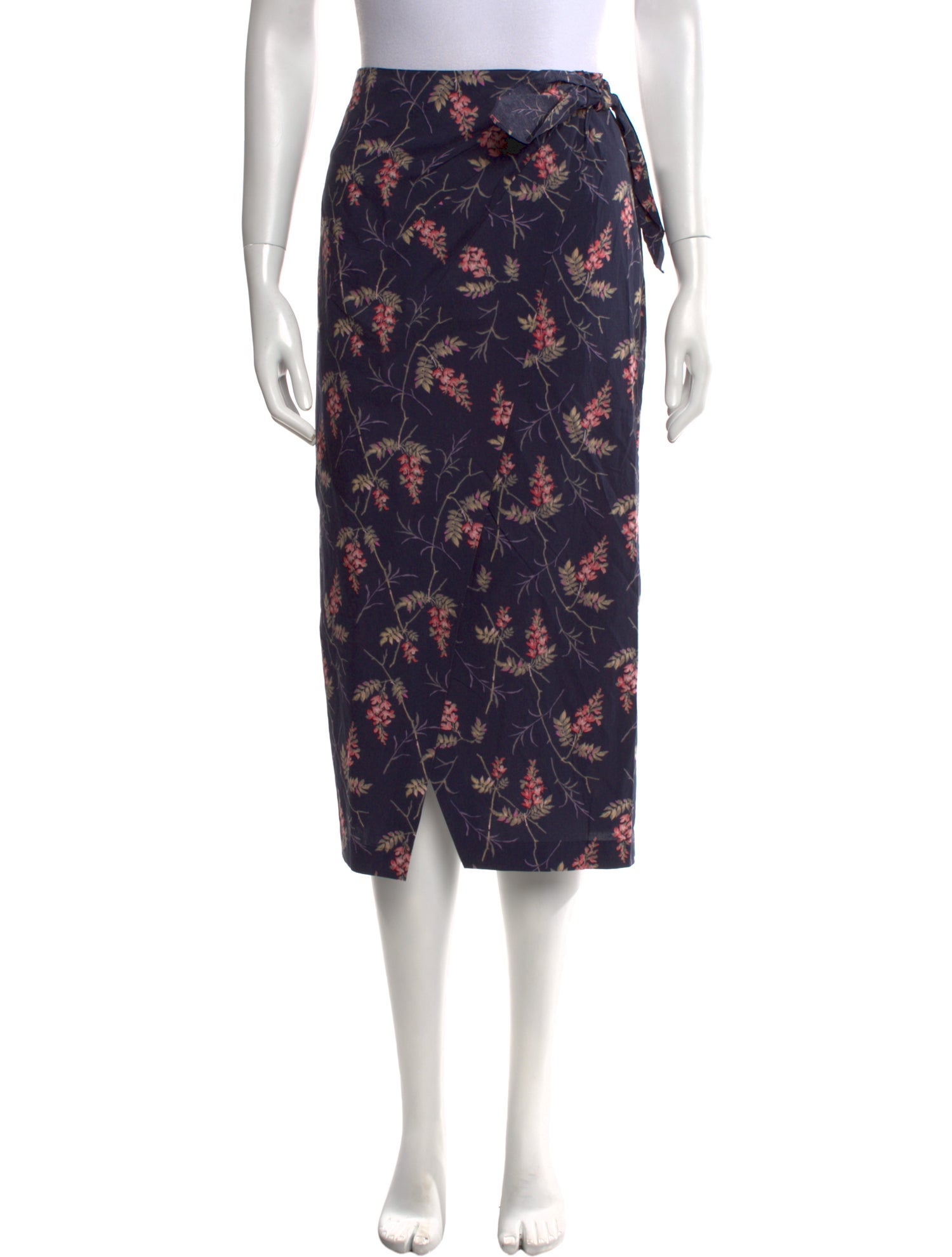 Rebecca Taylor Floral Print Midi Length Skirt
