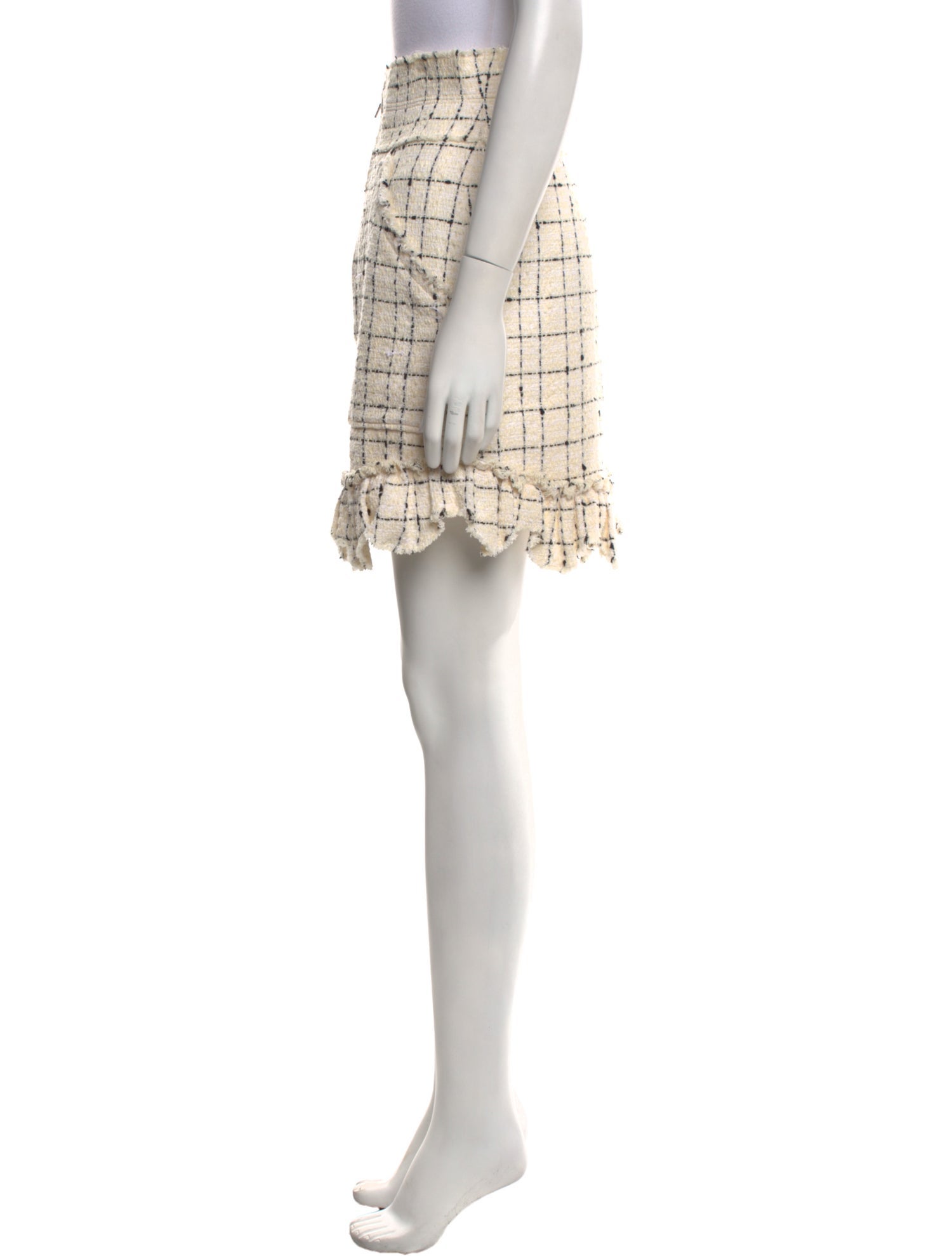 Rebecca Taylor Plaid Print Knee-Length Skirt