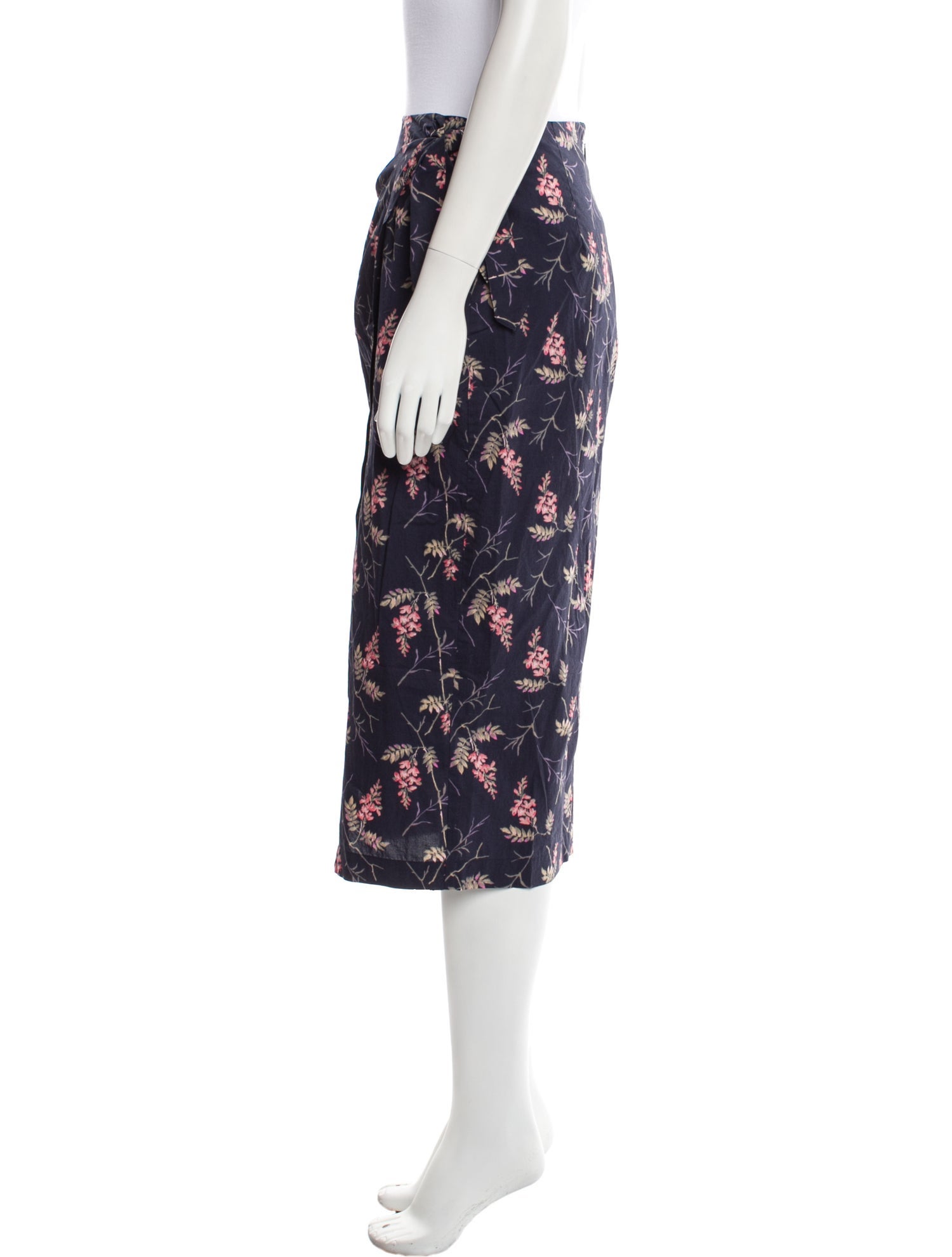 Rebecca Taylor Floral Print Knee-Length Skirt