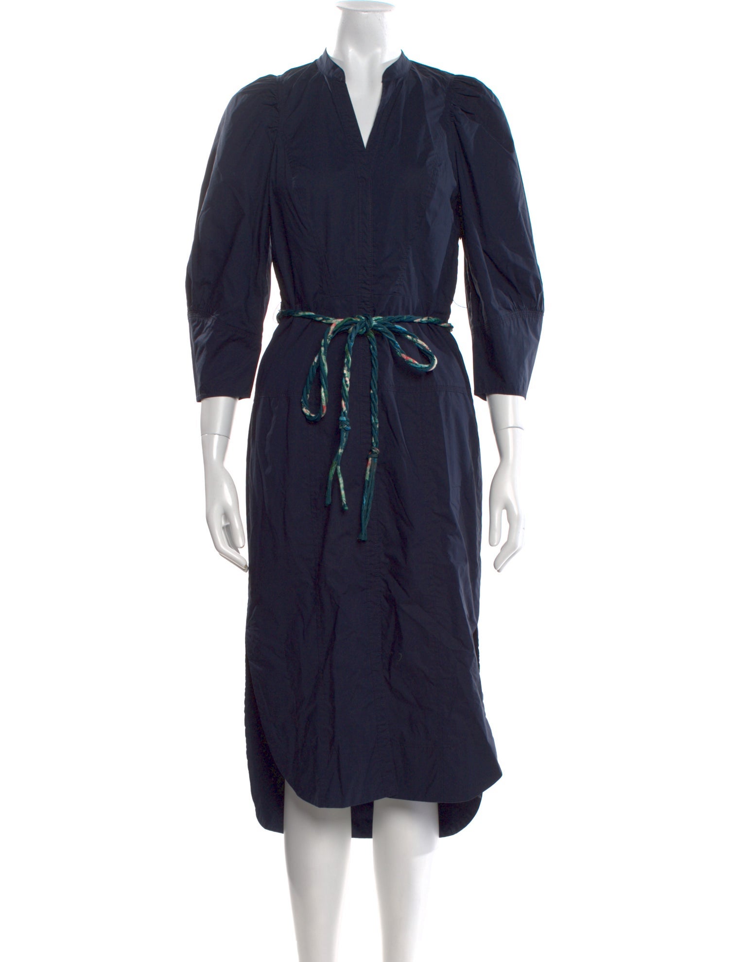 Rebecca Taylor V-Neck Midi Length Dress