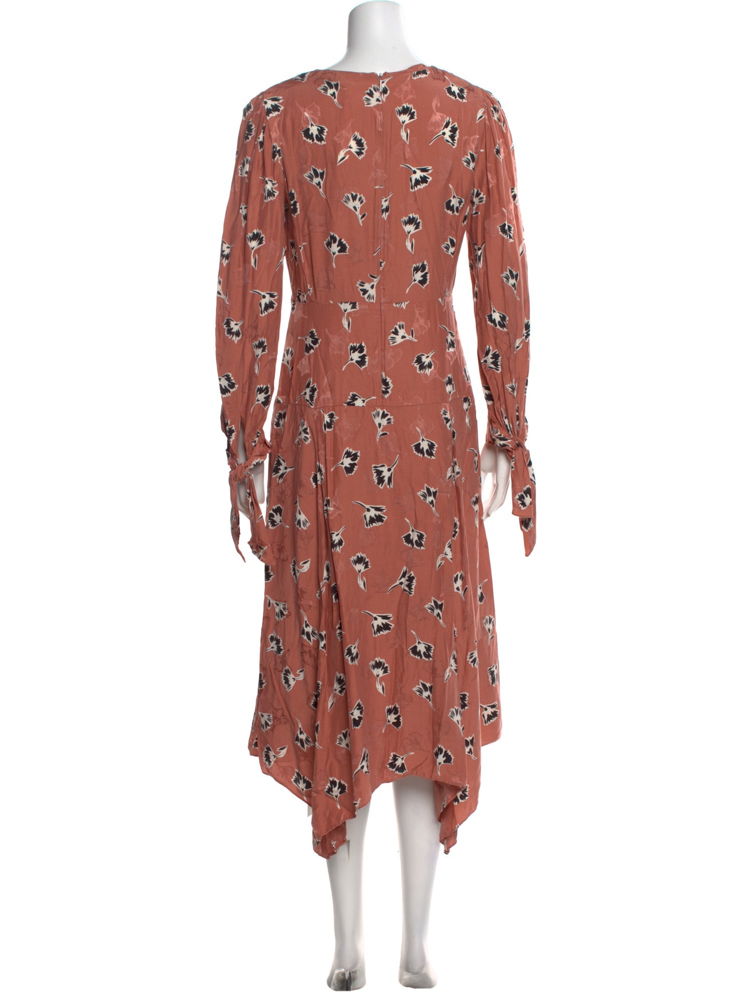 Rebecca Taylor Floral Print Long Dress