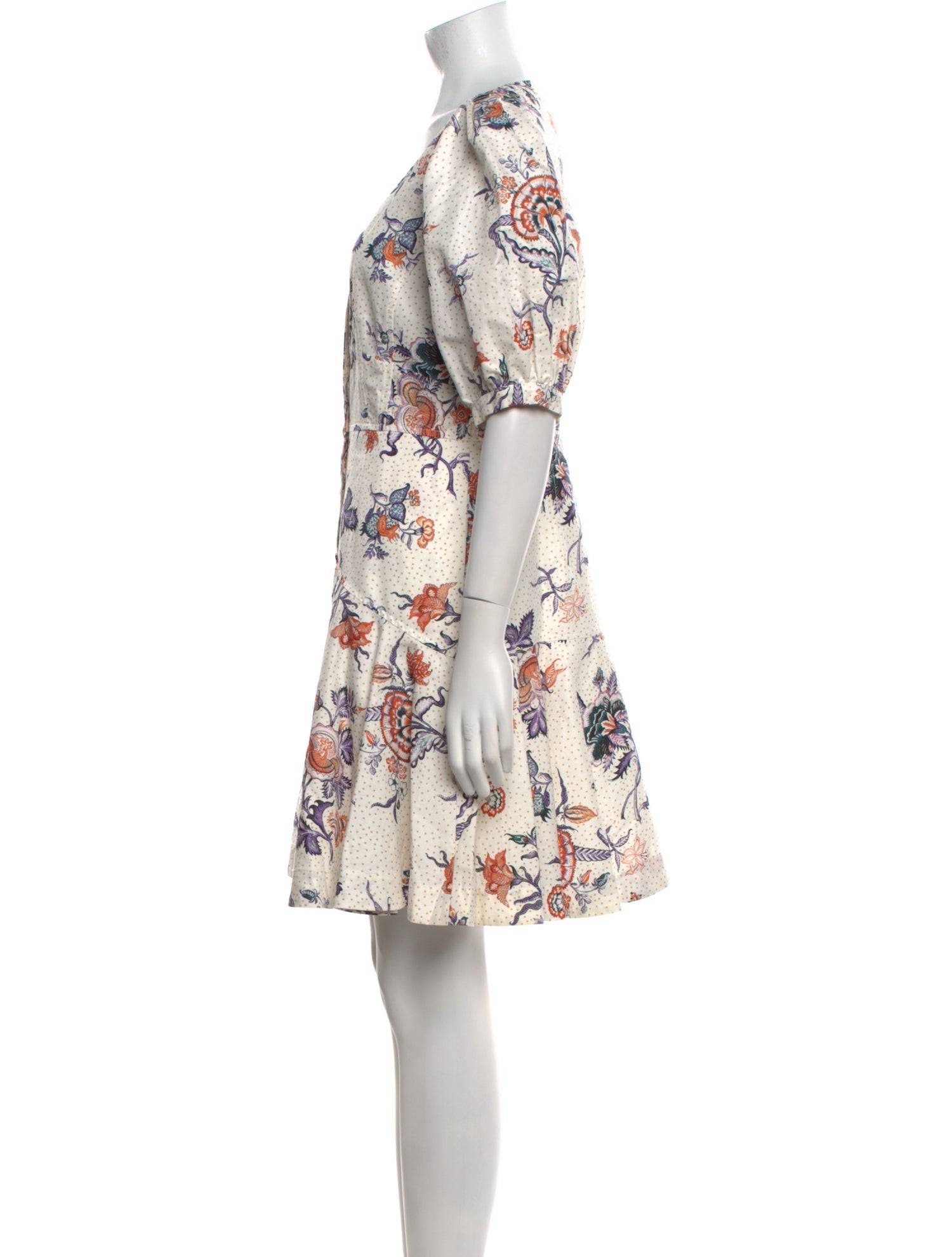 Rebecca Taylor Floral Print Mini Dress w/ Tags