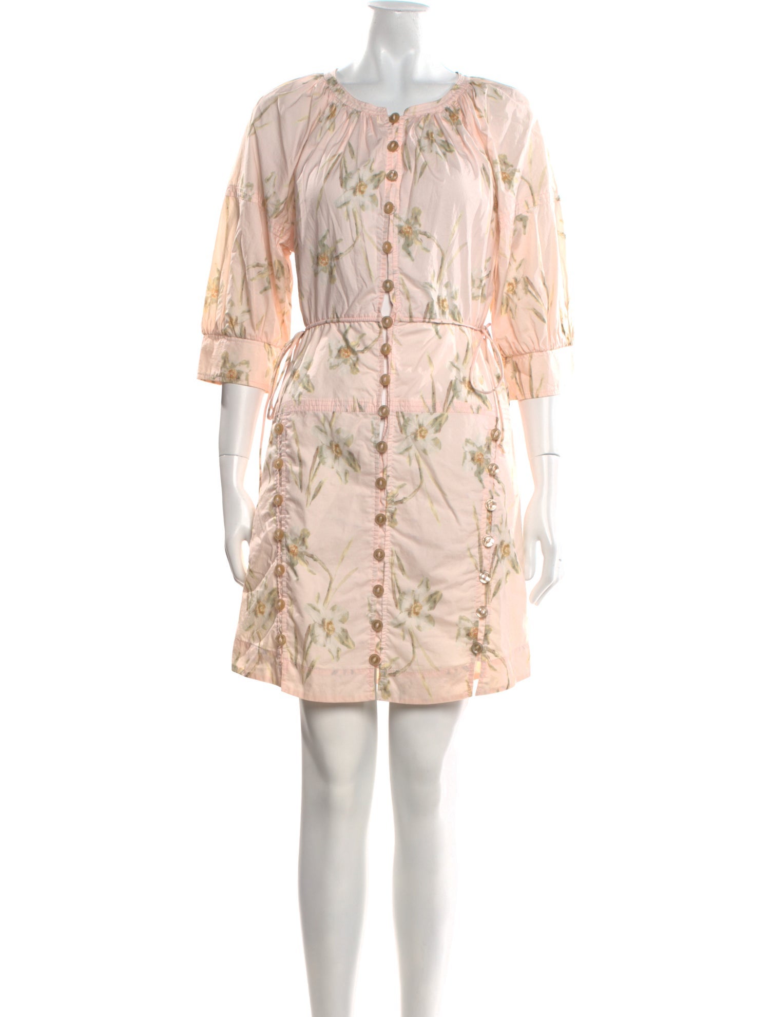 Rebecca Taylor Floral Print Mini Dress