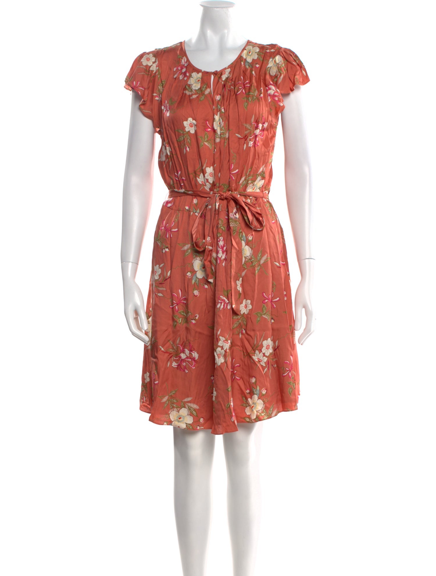 Rebecca Taylor Floral Print Mini Dress