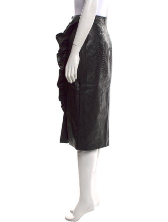 Rebecca Taylor Ruffle Embellishment Knee-Length Skirt