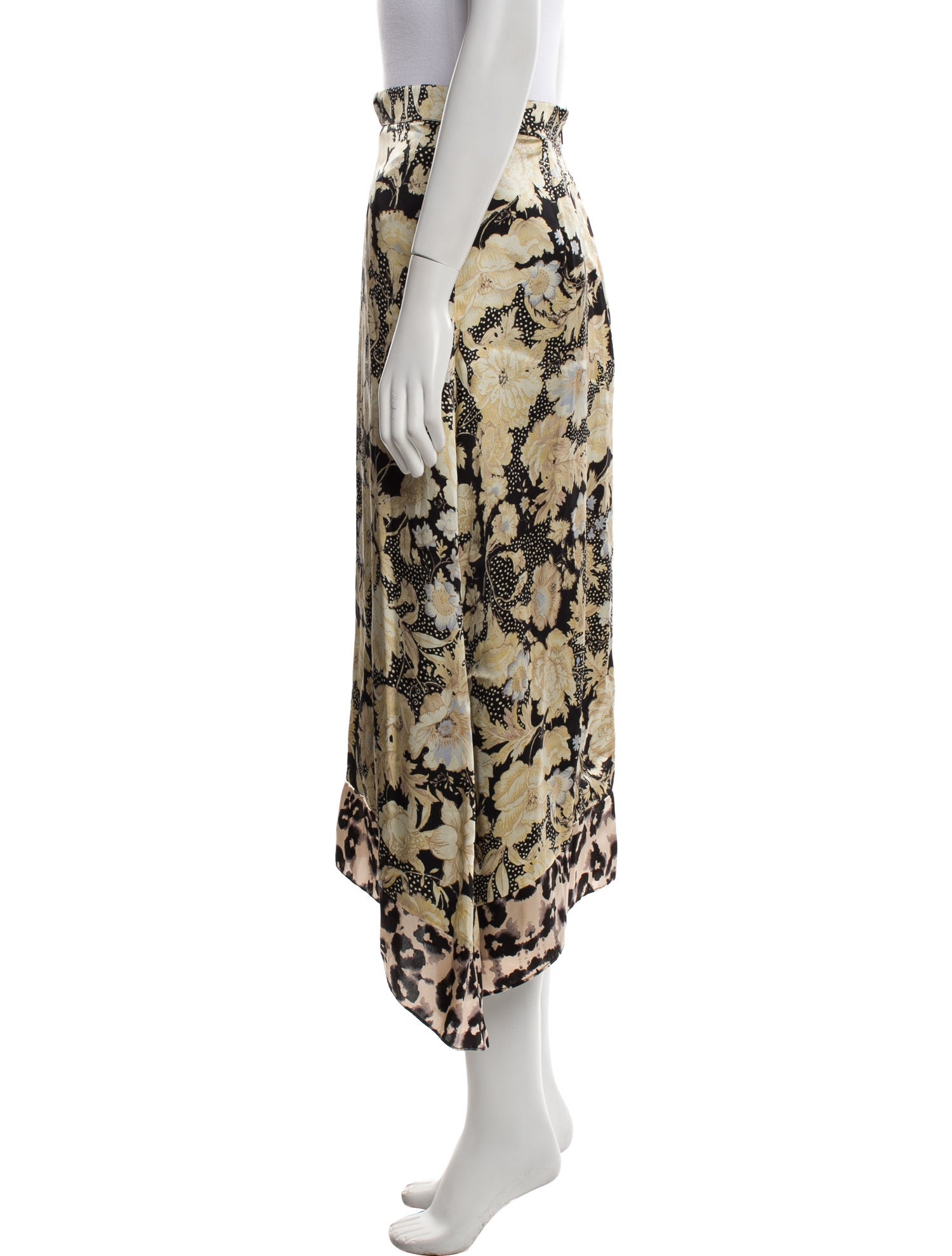 Rebecca Taylor Silk Midi Length Skirt