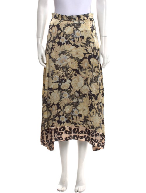 Rebecca Taylor Silk Midi Length Skirt