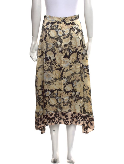 Rebecca Taylor Silk Midi Length Skirt