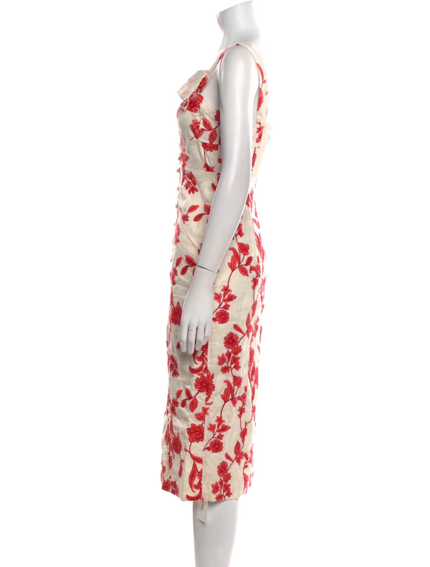 Rebecca Taylor Linen Midi Length Dress