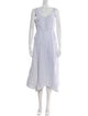 Rebecca Taylor Striped Midi Length Dress