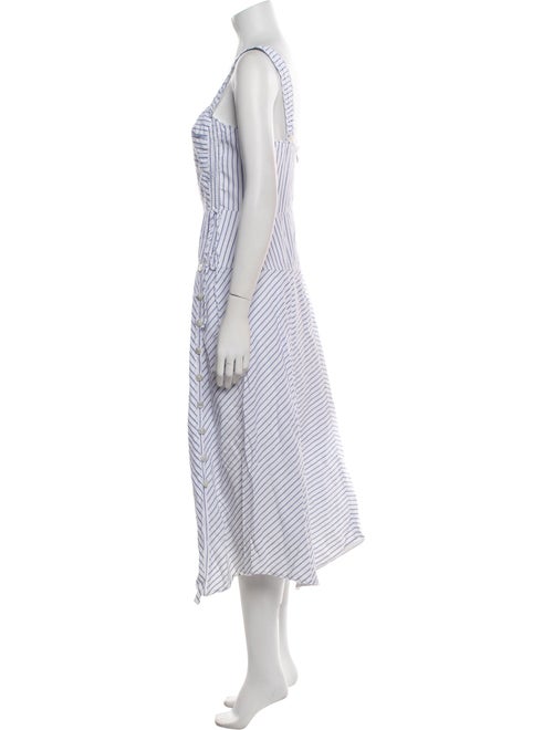 Rebecca Taylor Striped Midi Length Dress