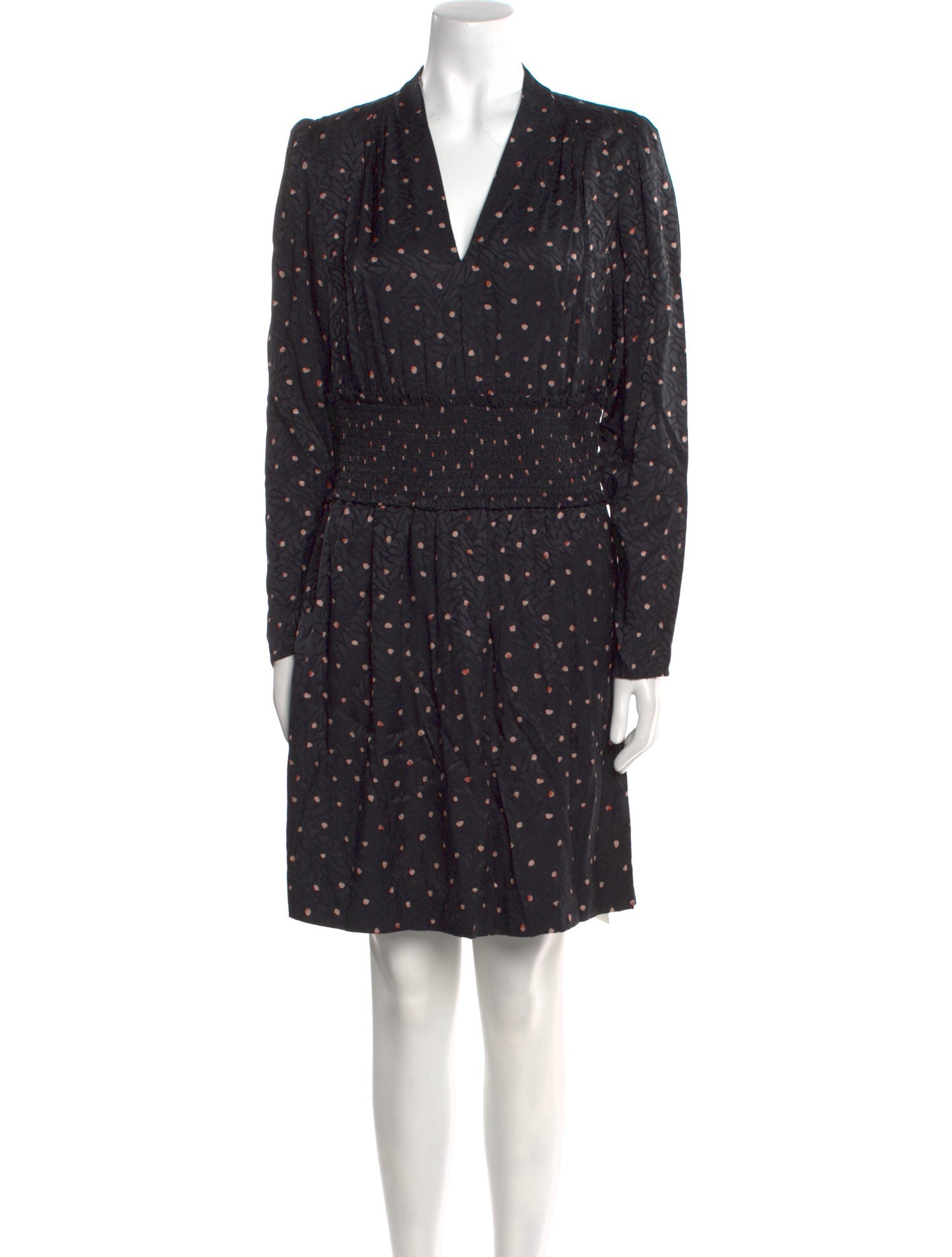 Rebecca Taylor Polka Dot Print Mini Dress