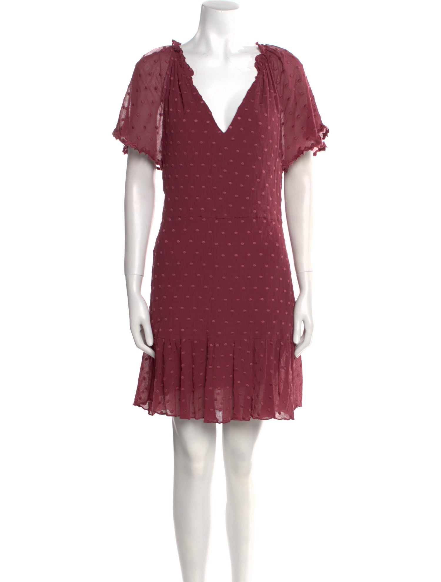 Rebecca Taylor V-Neck Mini Dress