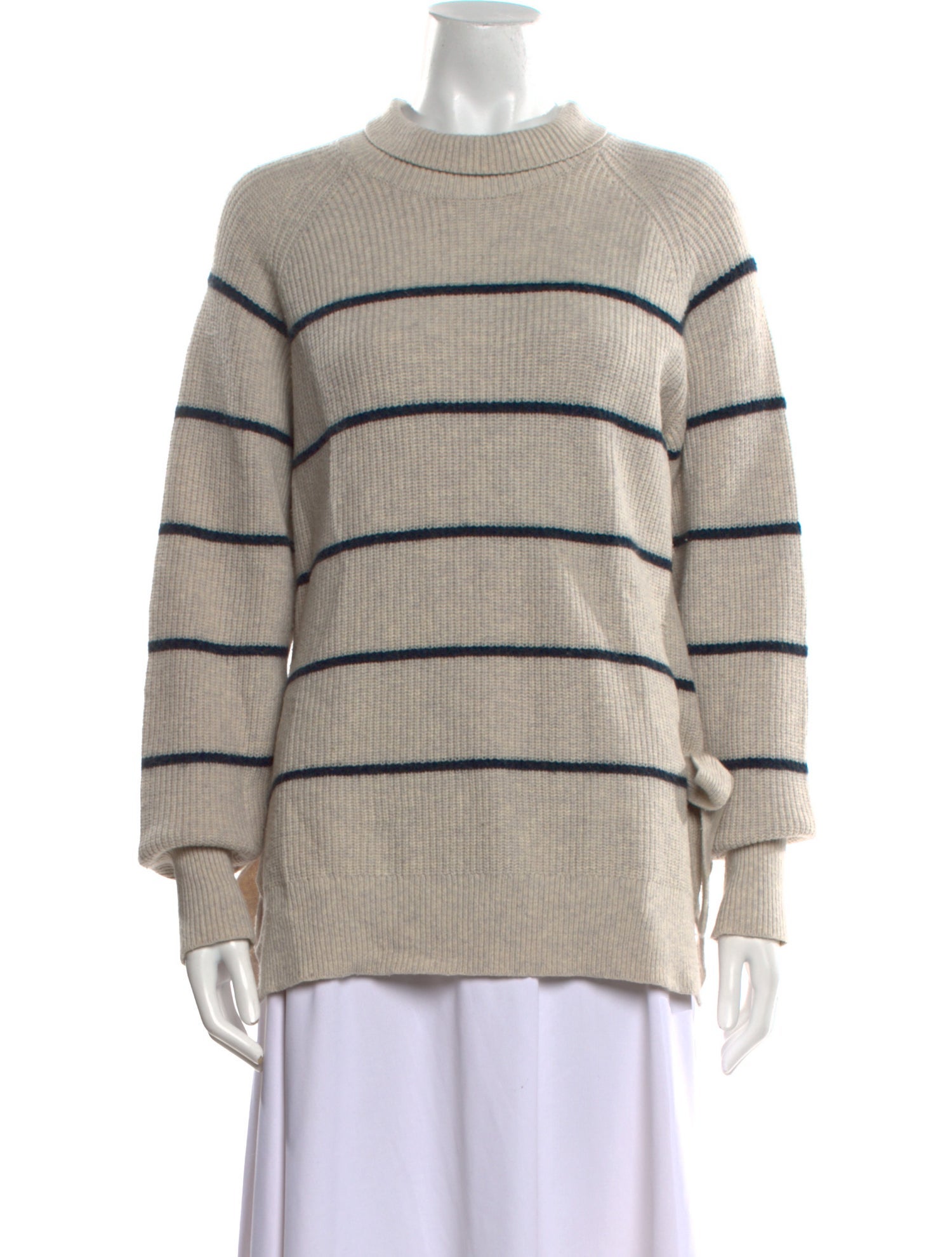 Rebecca Taylor Striped Crew Neck Sweater